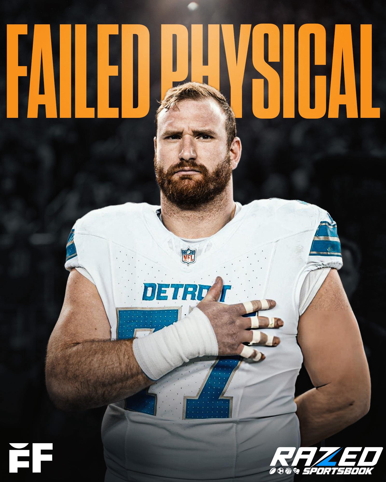 Football - BREAKING: Veteran C Frank Ragnow failed his physical due to ...