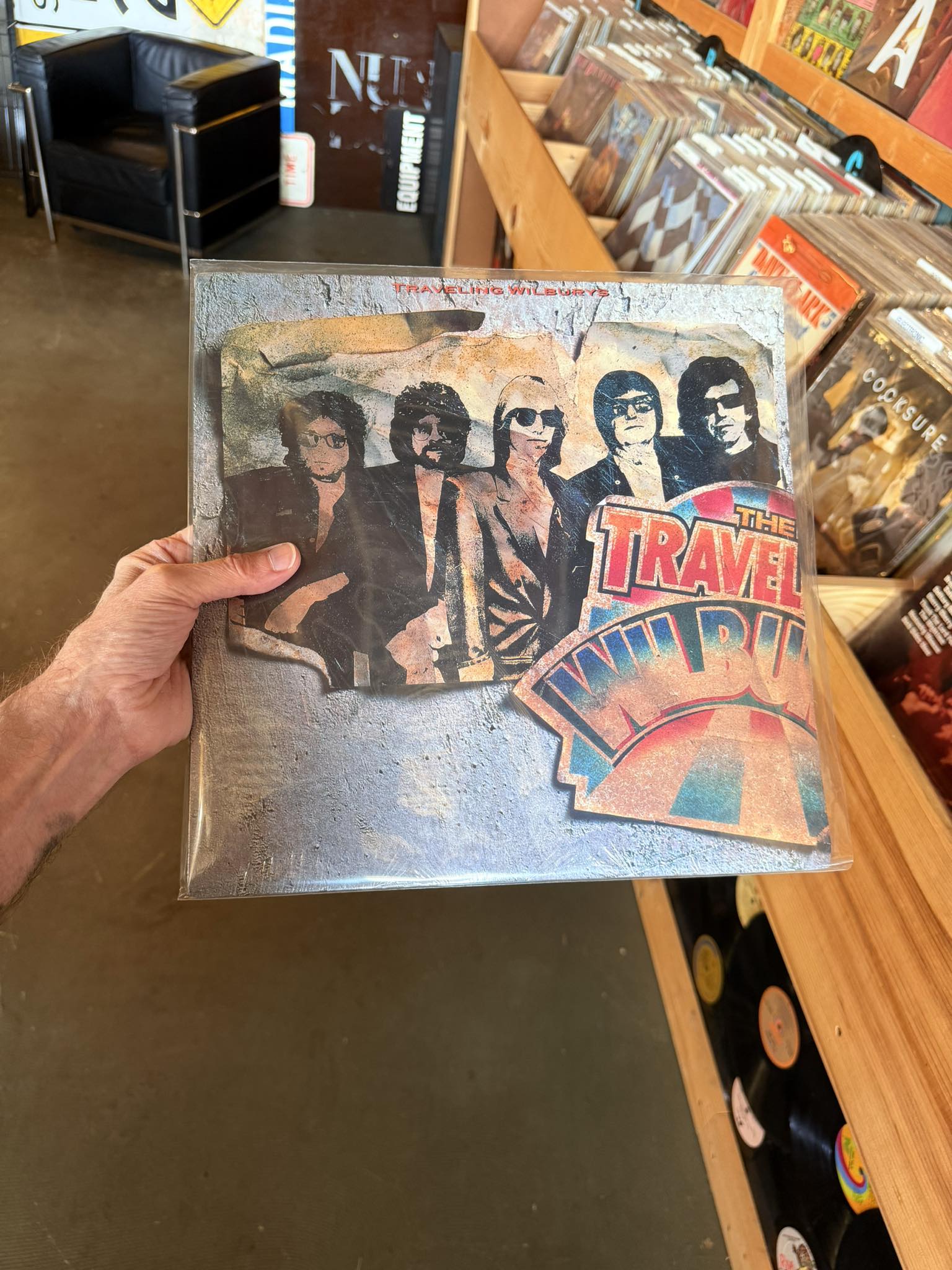 Original pressing traveling Wilburys in stock now “Sealed”