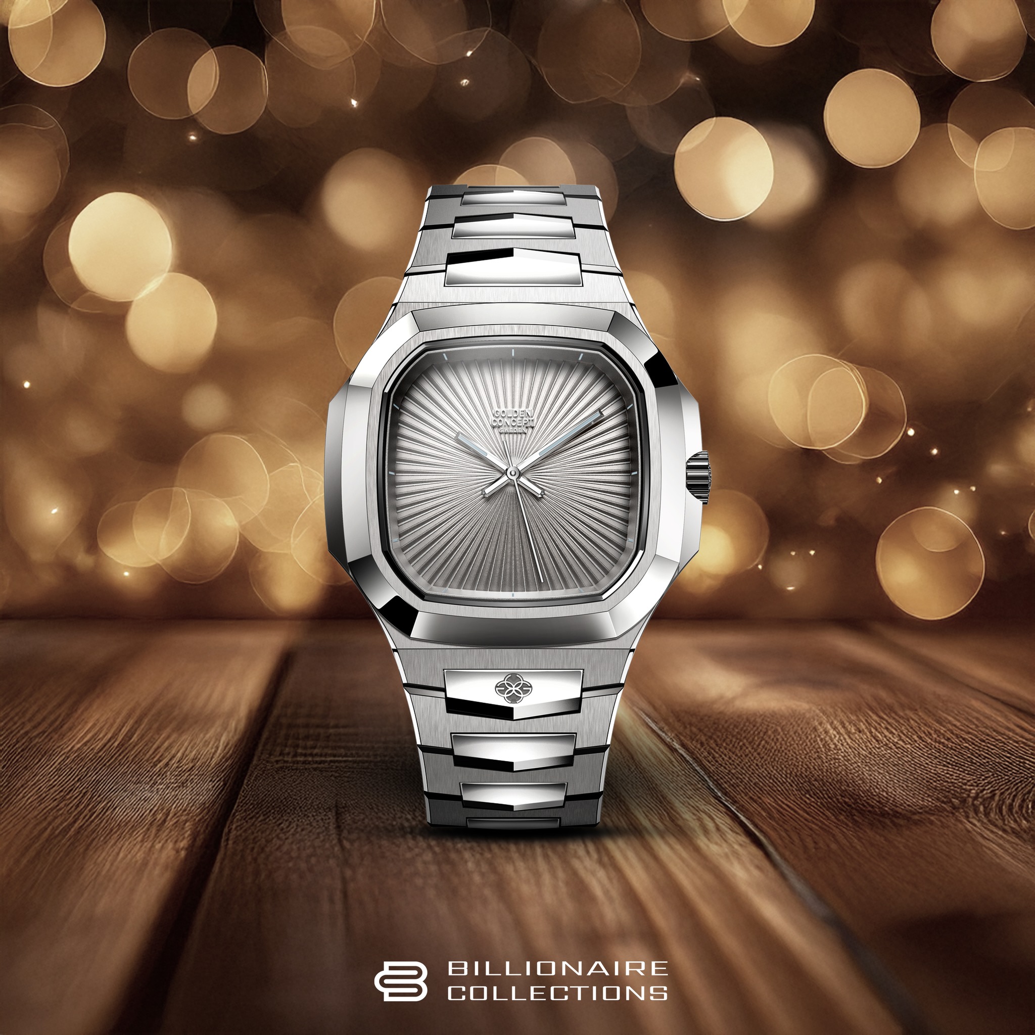 Automatic Watch - Royal Glace - Sunburst Flare. Timeless elegance 