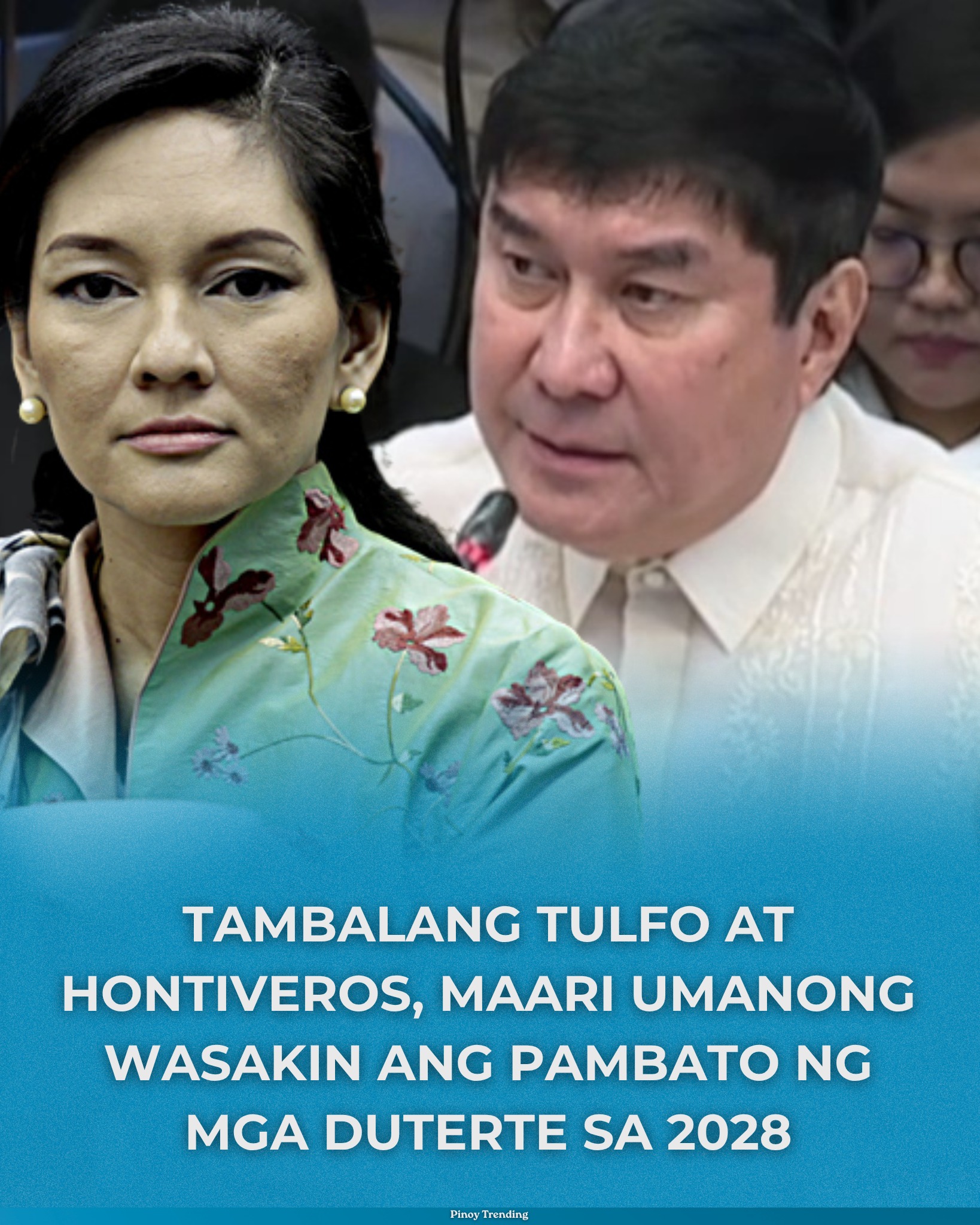 Pinoy - TAMBALANG TULFO AT HONTIVEROS, MAARI UMANONG WASAKIN ANG ...