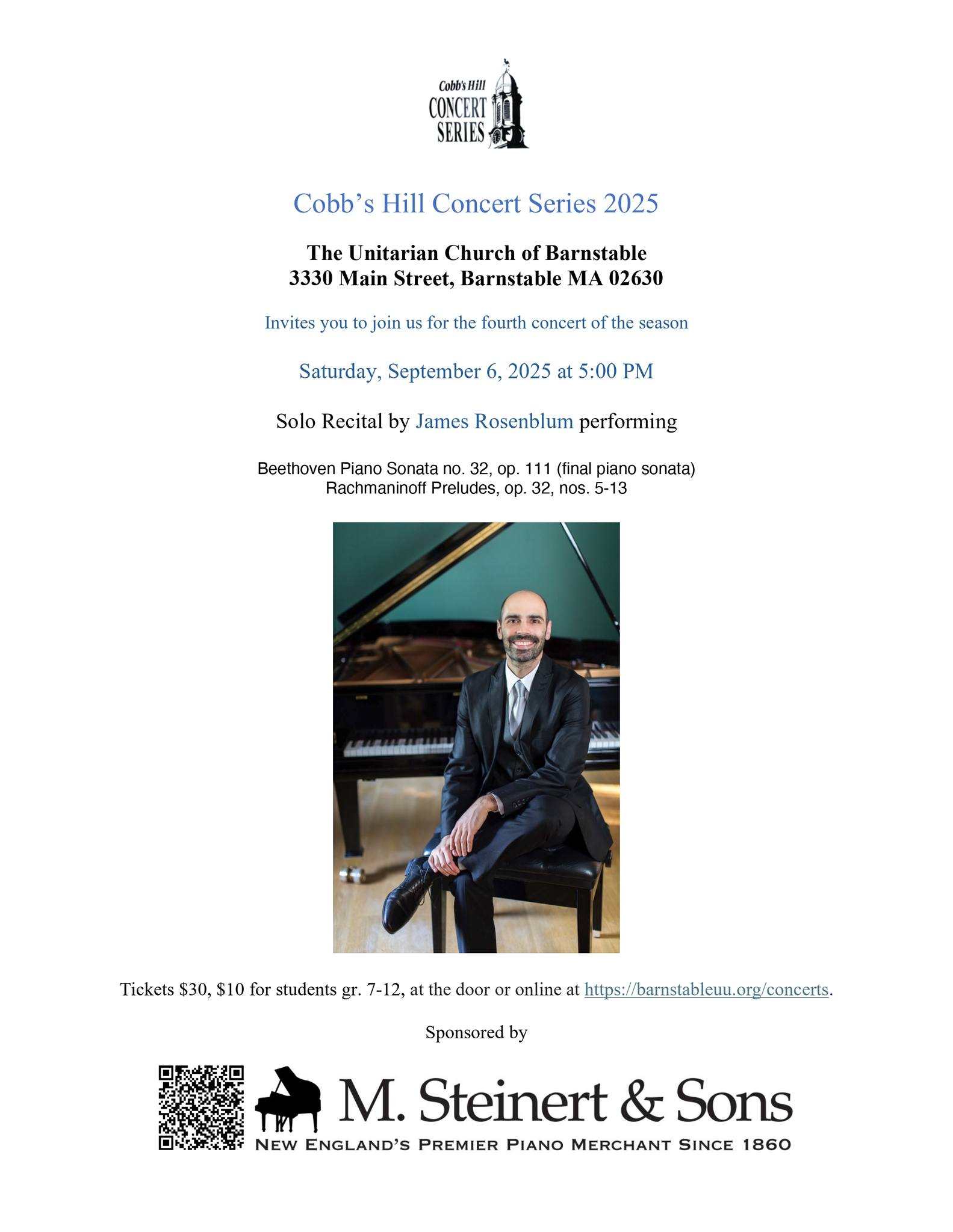 James Rosenblum, pianist
