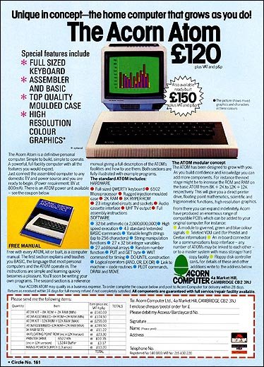 Kevin - The precursor to the BBC Micro - the Acorn Atom, one of the ...