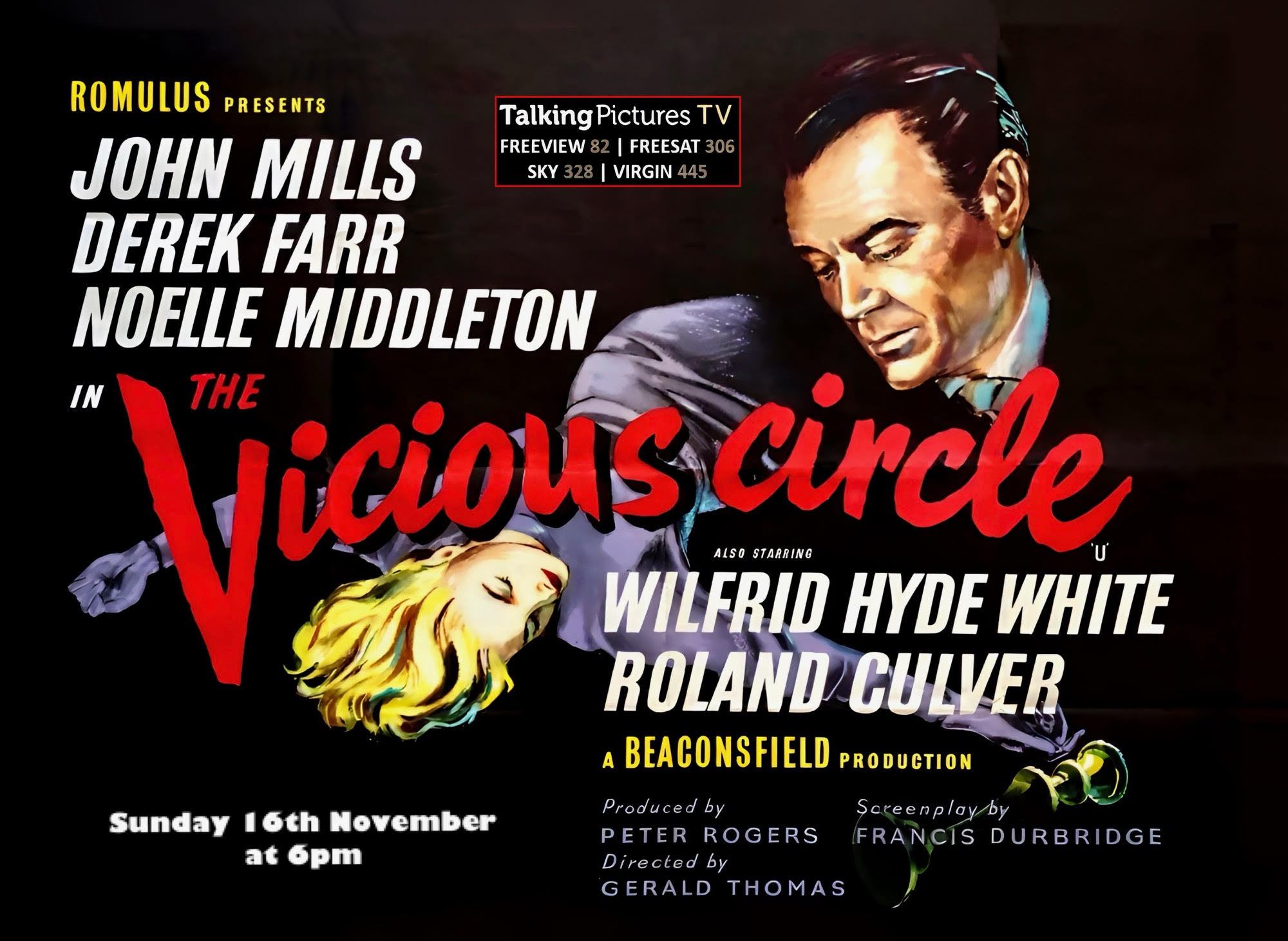 Talking - THE VICIOUS CIRCLE (1957) 😲 Sunday 16th November at 6pm Don't ...