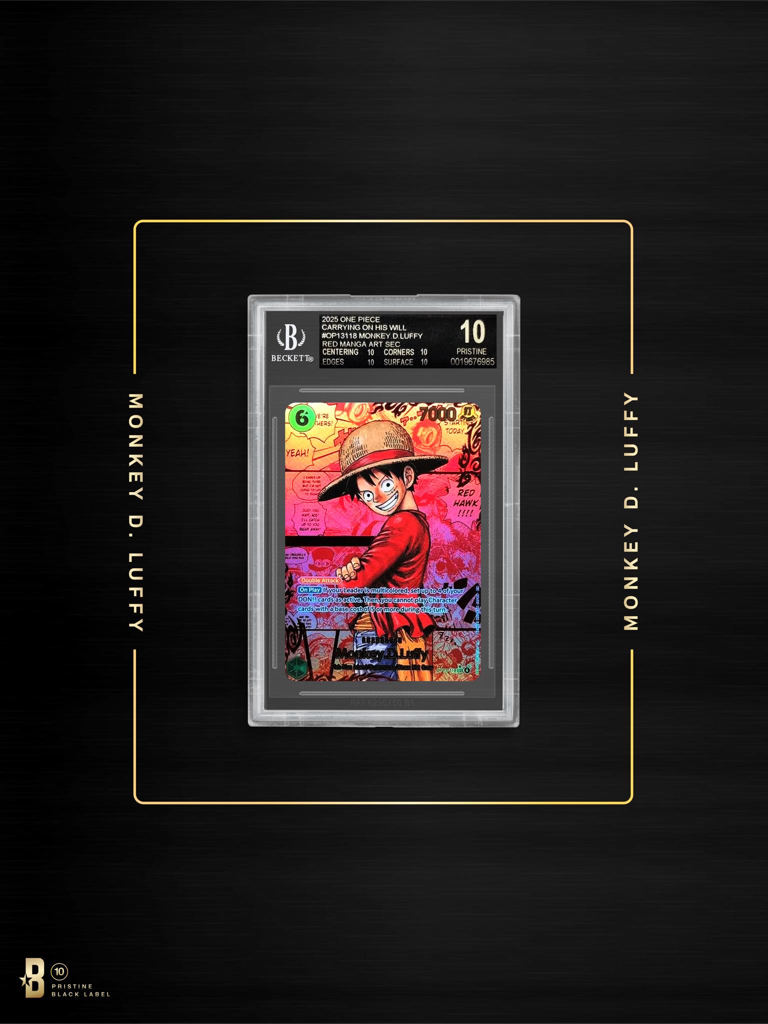 PSA 10 Monkey D. Luffy ST01-012 Standard Battle Winner Japanese 