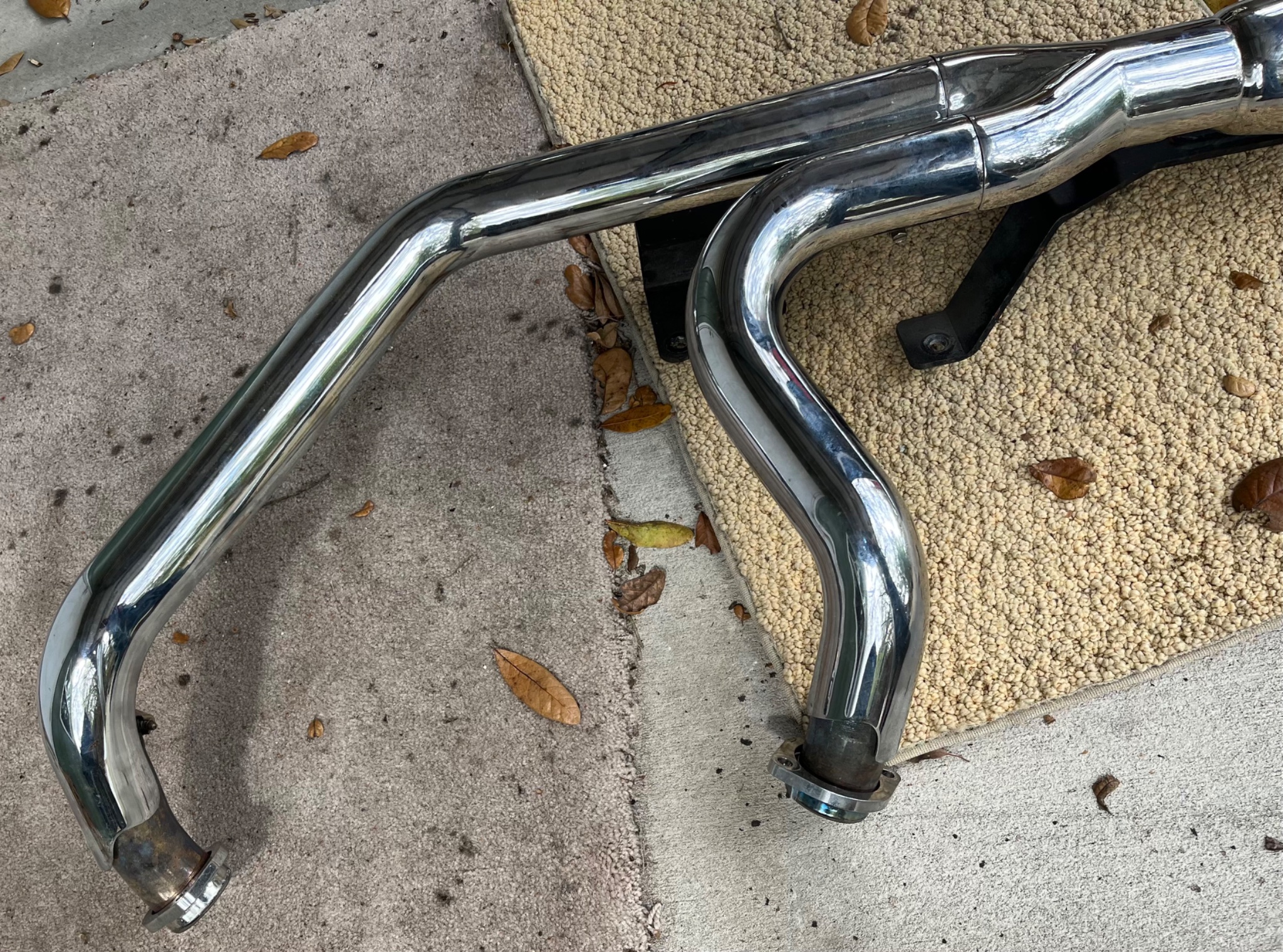 Python 2 into 1 removed from 2004 sportster. - Car Exhausts & Exhaust ...