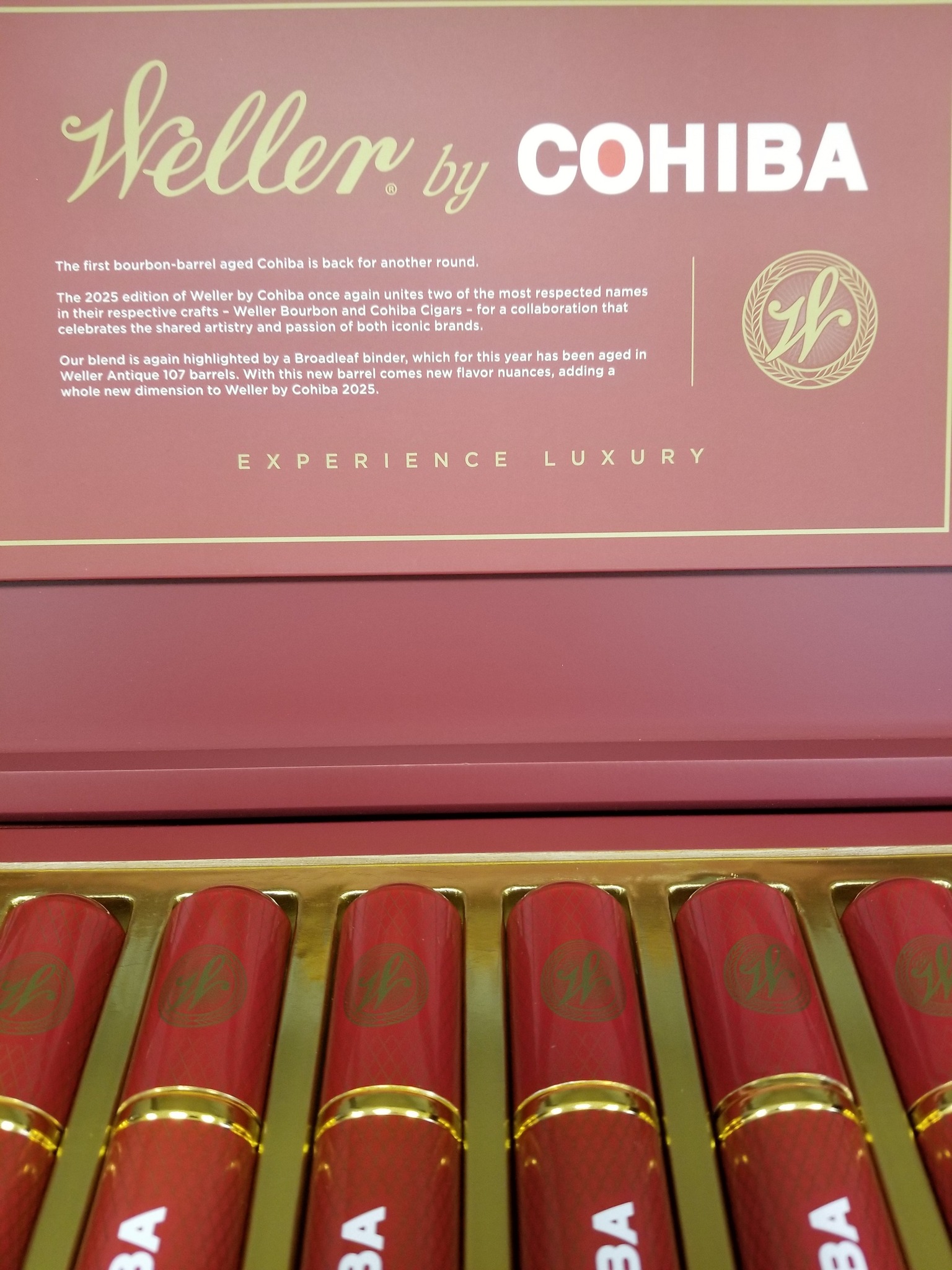 kohiba bourbon tobacco Cohiba's Weller Edition 2025 cigar now available