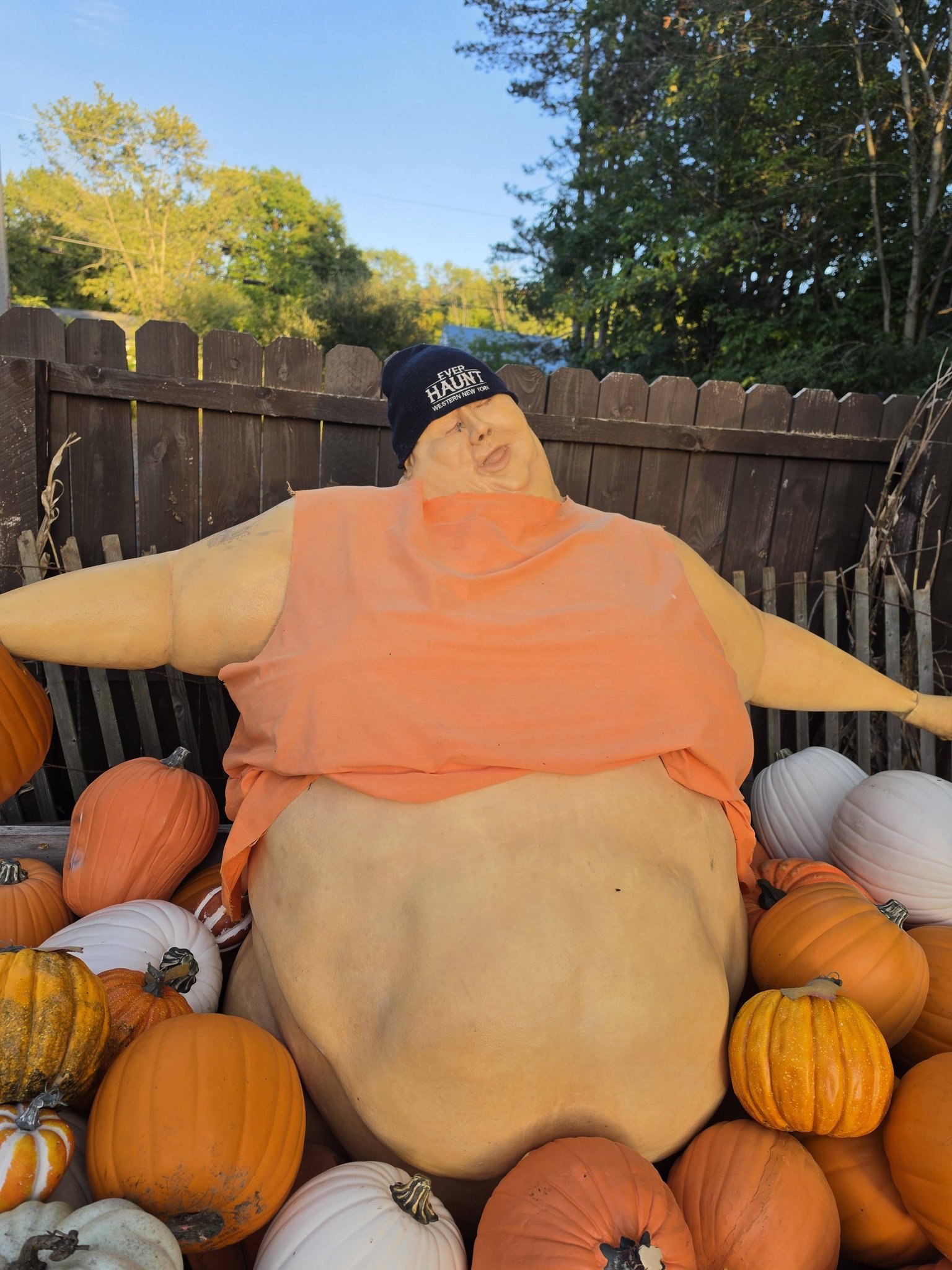 As we set up our newly expanded Pumpkin Spectacular filled with
