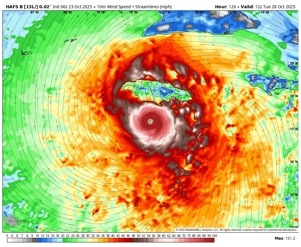 Tropical - 10/23/25 @ 11:45amEST HURRICANE MODELS FORECAST #MELISSA as ...