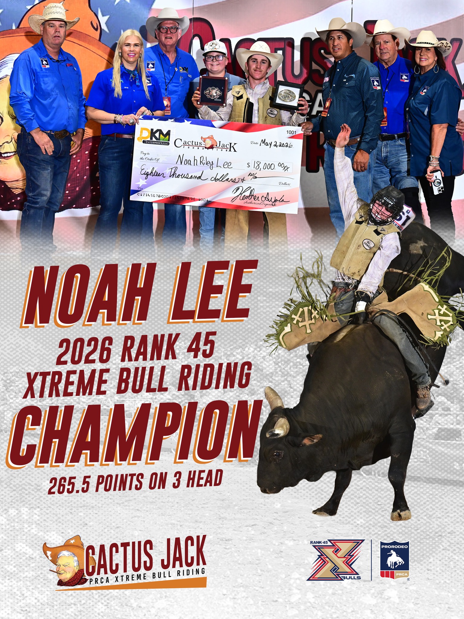 Noah Lee goes a perfect 3-for-3 and locks down the 2026 Cactus