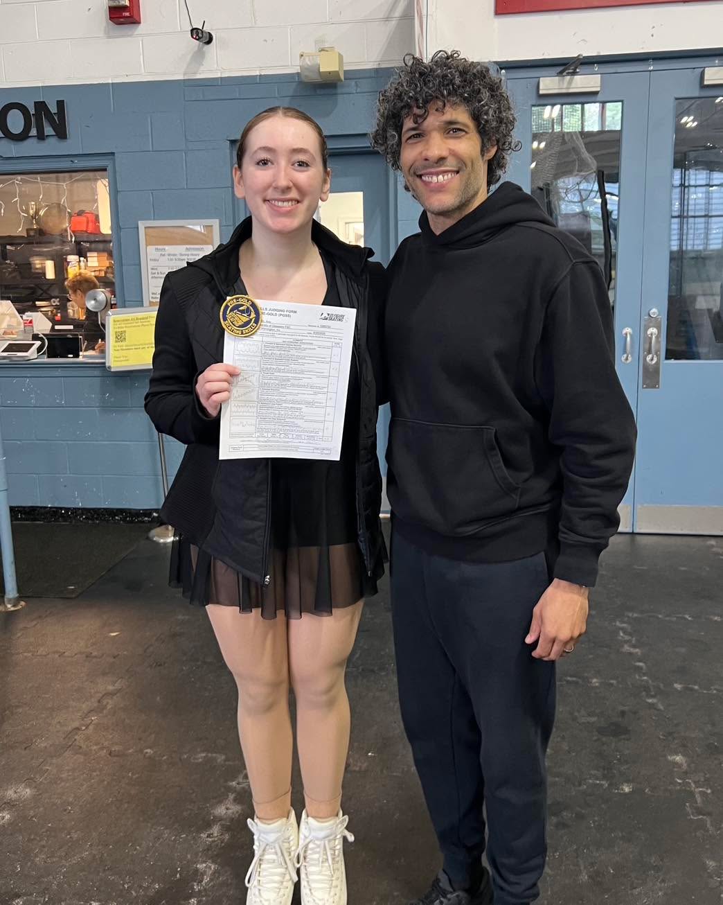 Skating - Congratulations to Ava Delfin who passed the Pre-Gold Skating ...