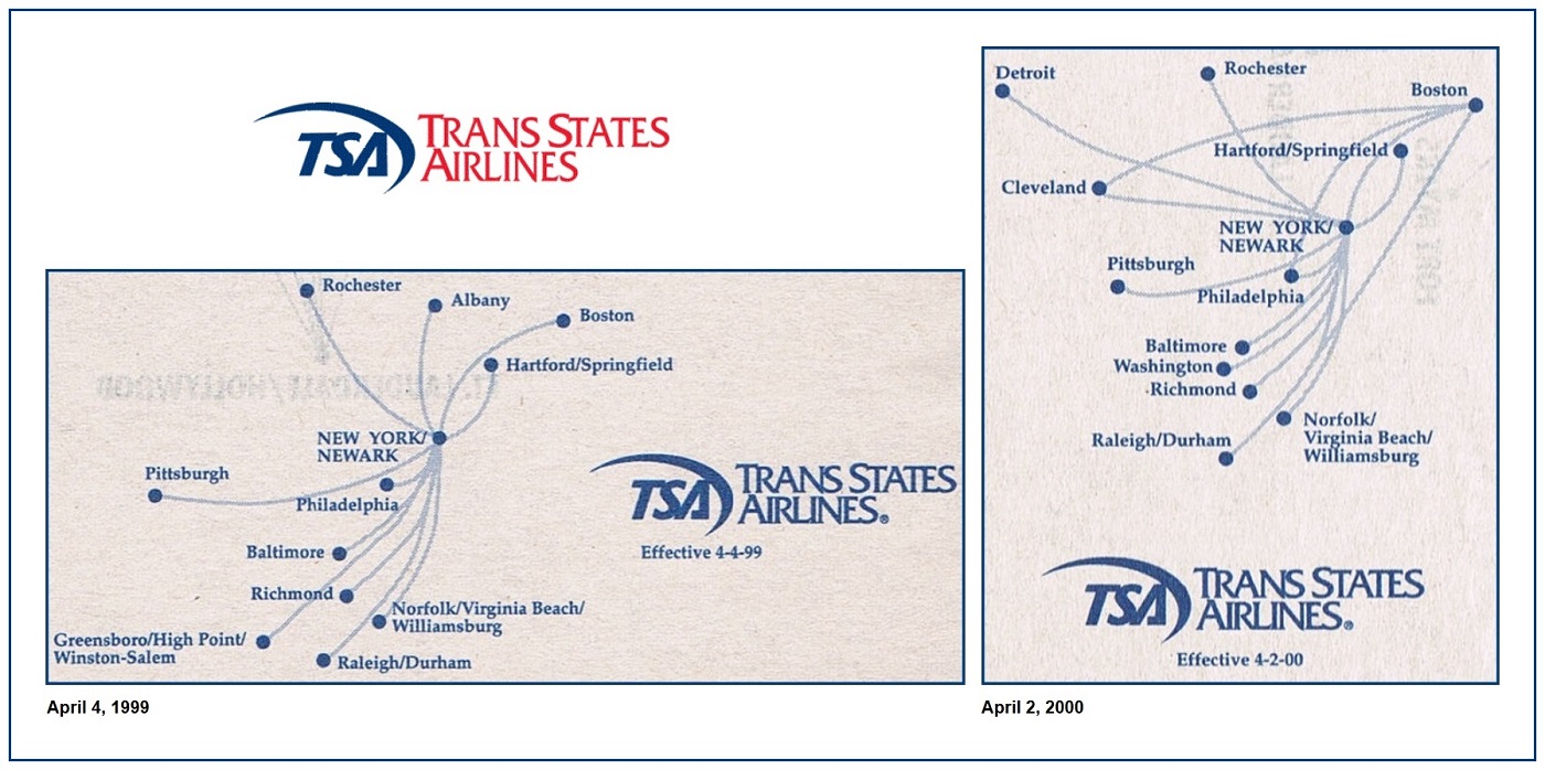 Departed - Trans States Airlines (9N) operating as Delta Connection ...