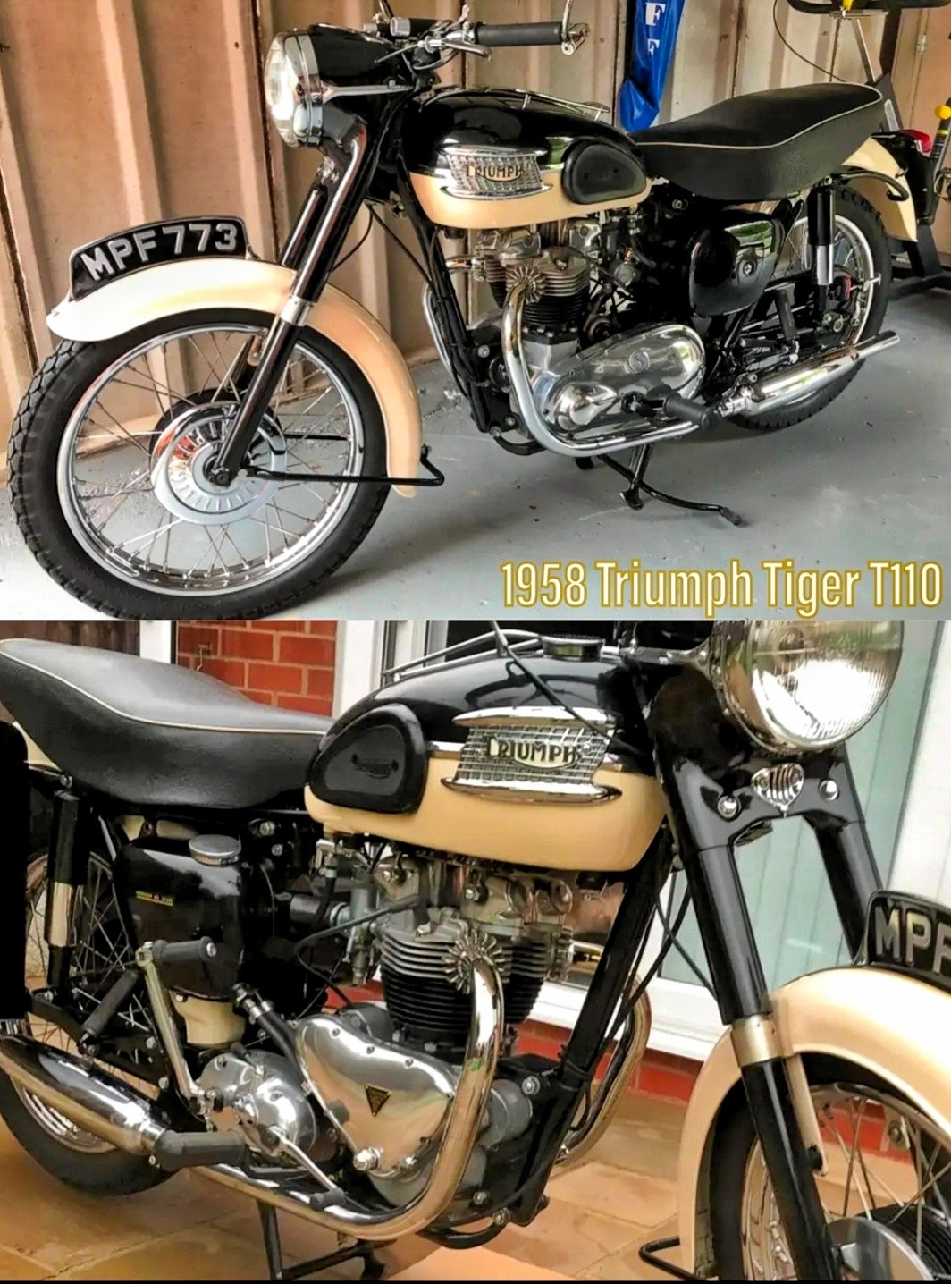 For Sale on BikeBound.com: 1958 Triumph Tiger T110. 18K original