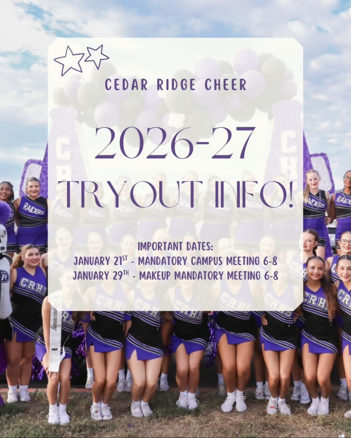 Cedar Ridge Cheer added a new photo. - Cedar Ridge Cheer