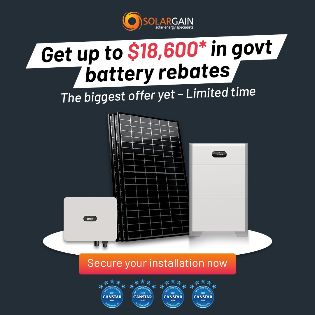 🚨 Federal Solar Battery Rebate 🚨... - Solargain Solar Energy | Facebook