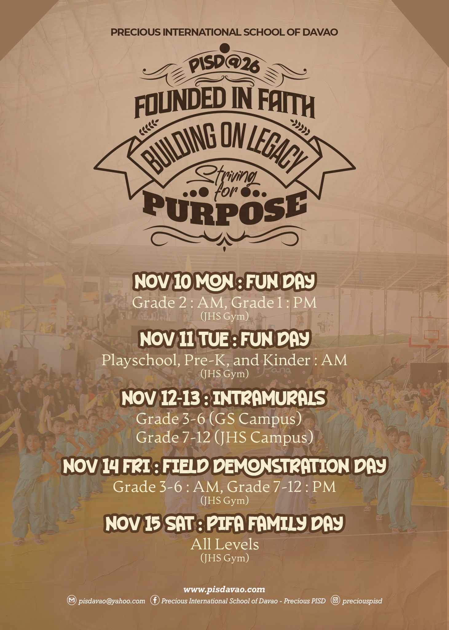 Precious - Join us as we joyfully celebrate the 26th Founding ...