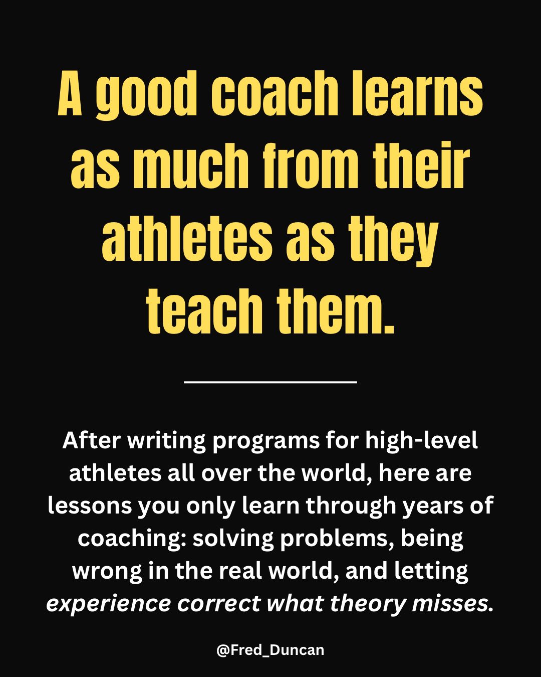 These are the kinds of... - Fred Duncan Performance Training | Facebook