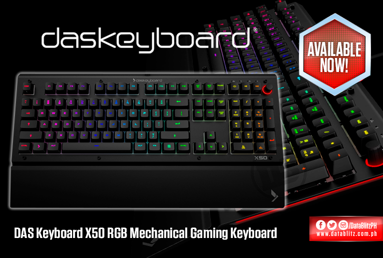 DataBlitz - READY FOR WORK AND PLAY. DAS Keyboard X50 RGB Mechanical ...