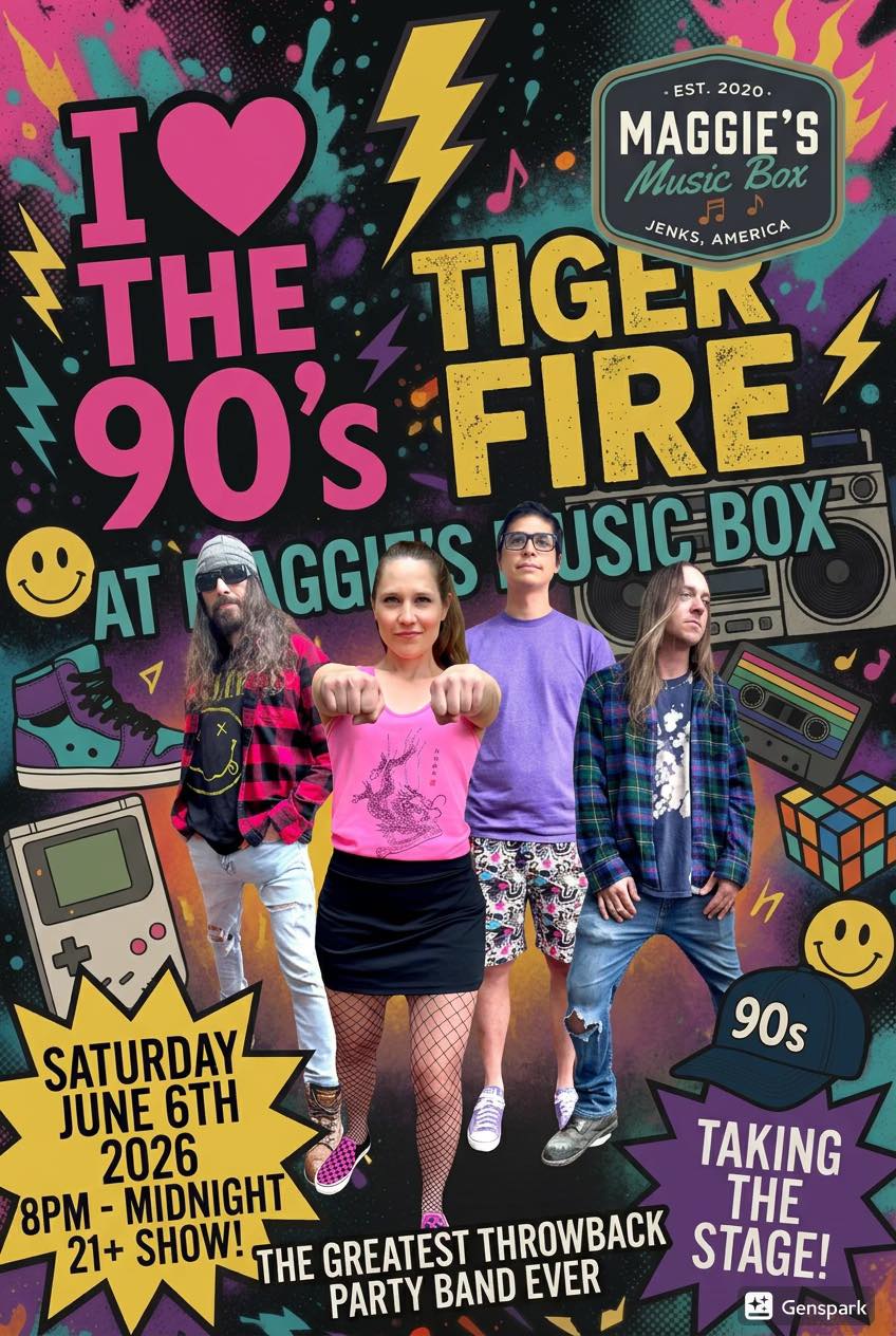 Maggie's - Taking back to the 90's this Saturday with Tiger Fire! 🔥