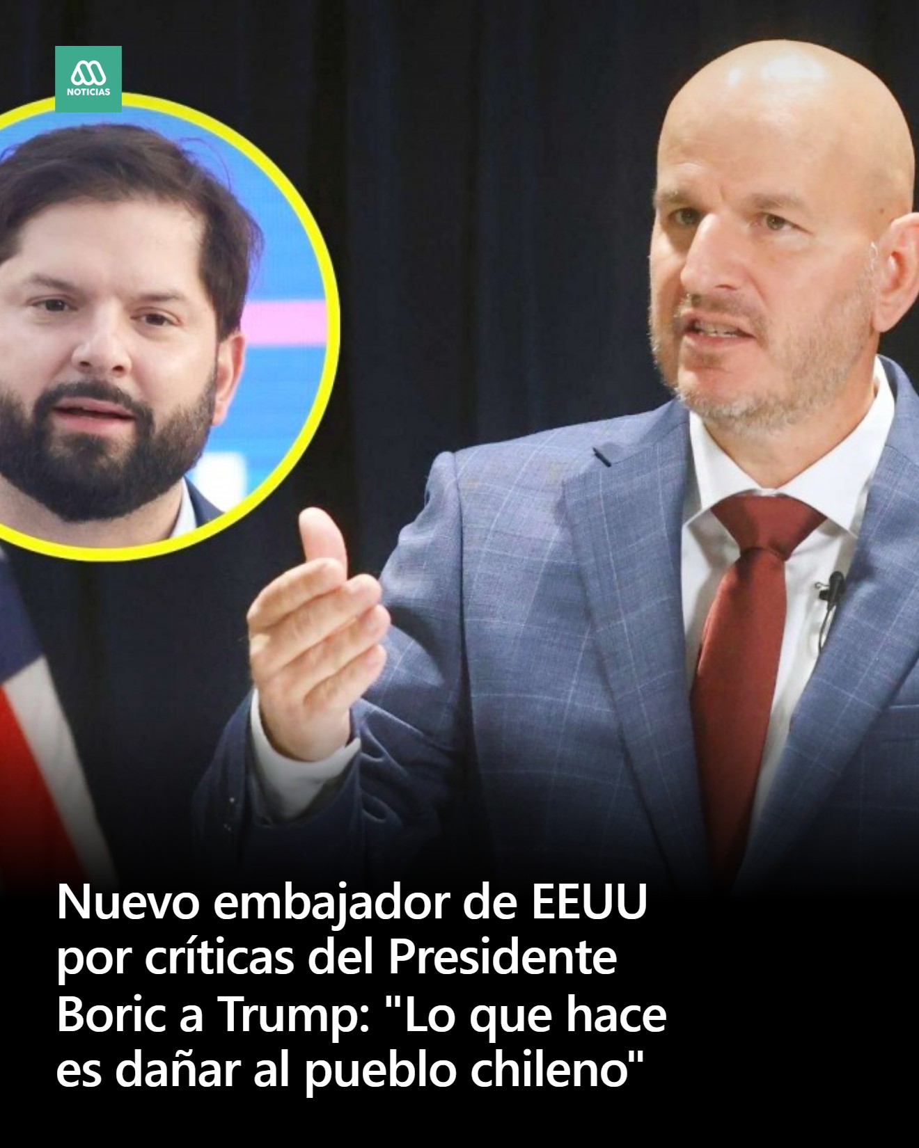 Meganoticias - El nuevo embajador de Estados Unidos en Chile, Brandon ...