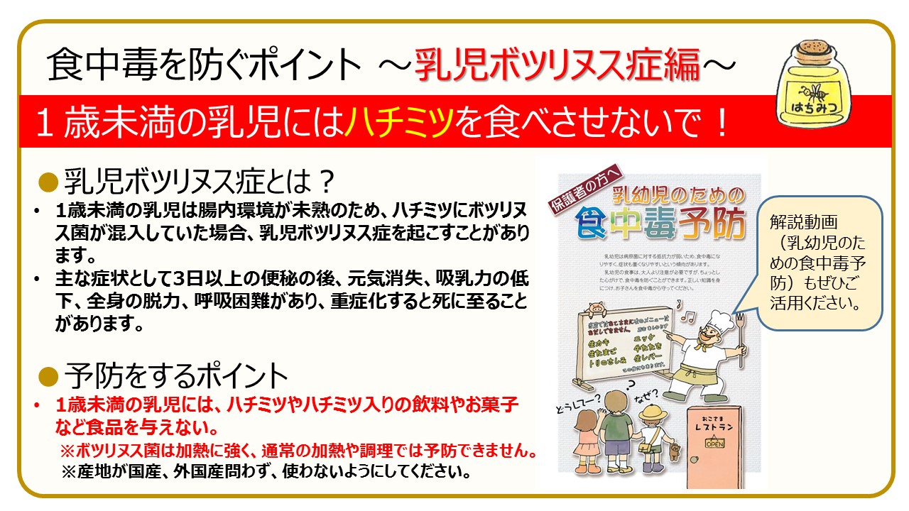 乳幼児 はちみつ なぜ
