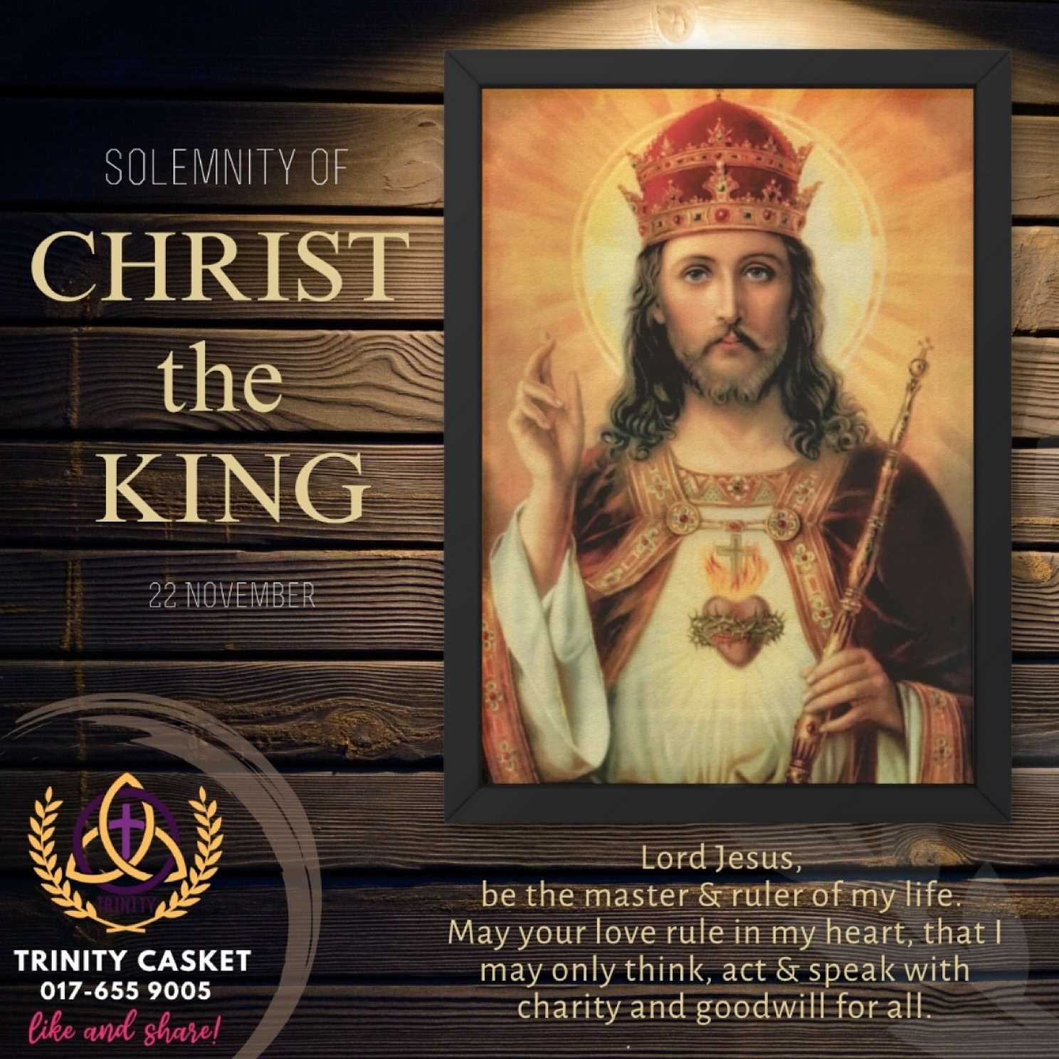 Trinity - Today on the Solemnity of Christ the King, we honour the One ...