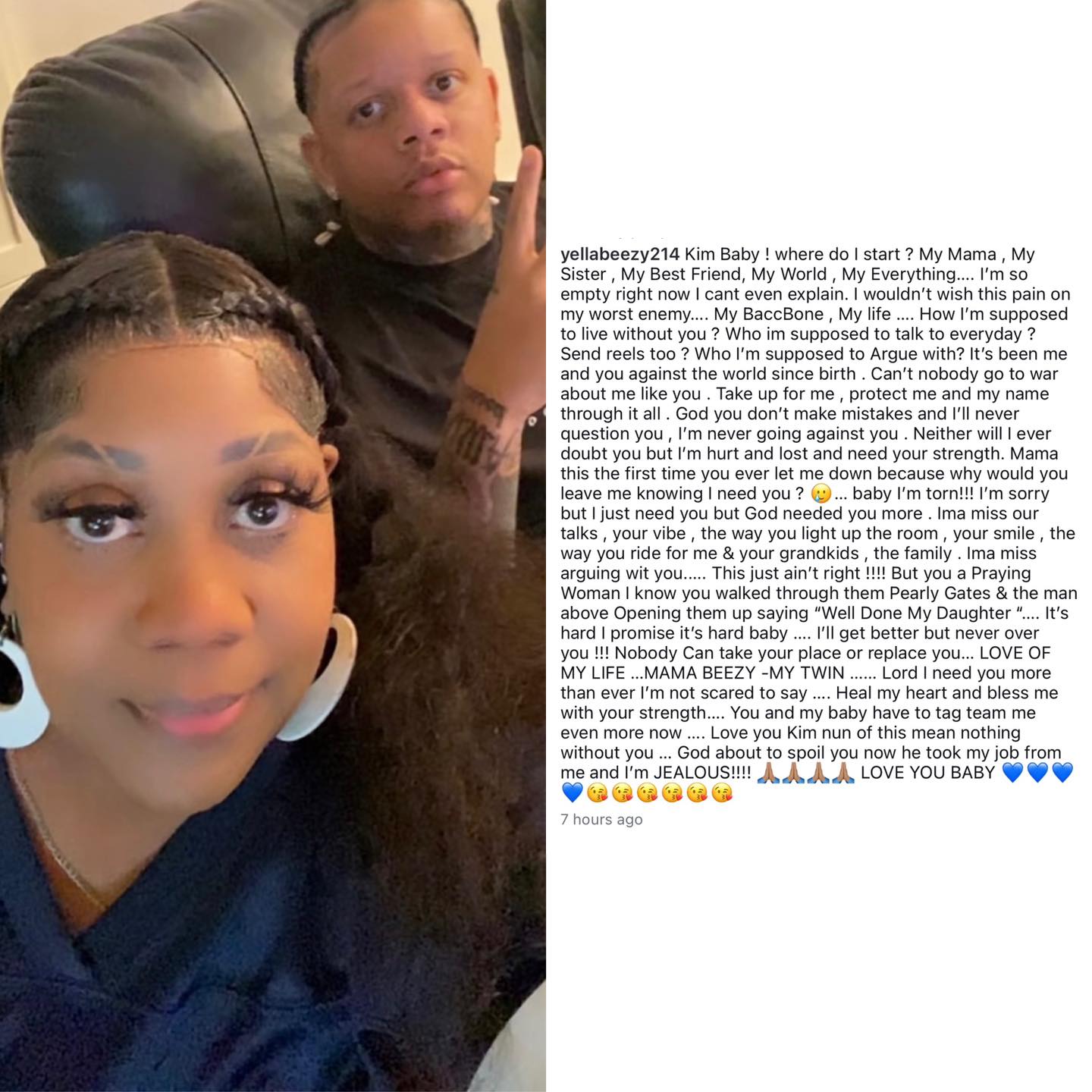 Yella Beezy mourns his mother’s passing. - According 2 Hip-Hop | Facebook