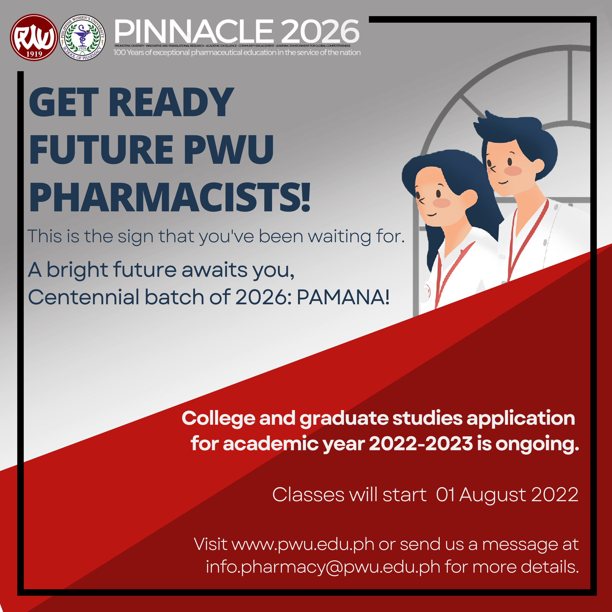 This is the sign that you've been... - PWU School of Pharmacy