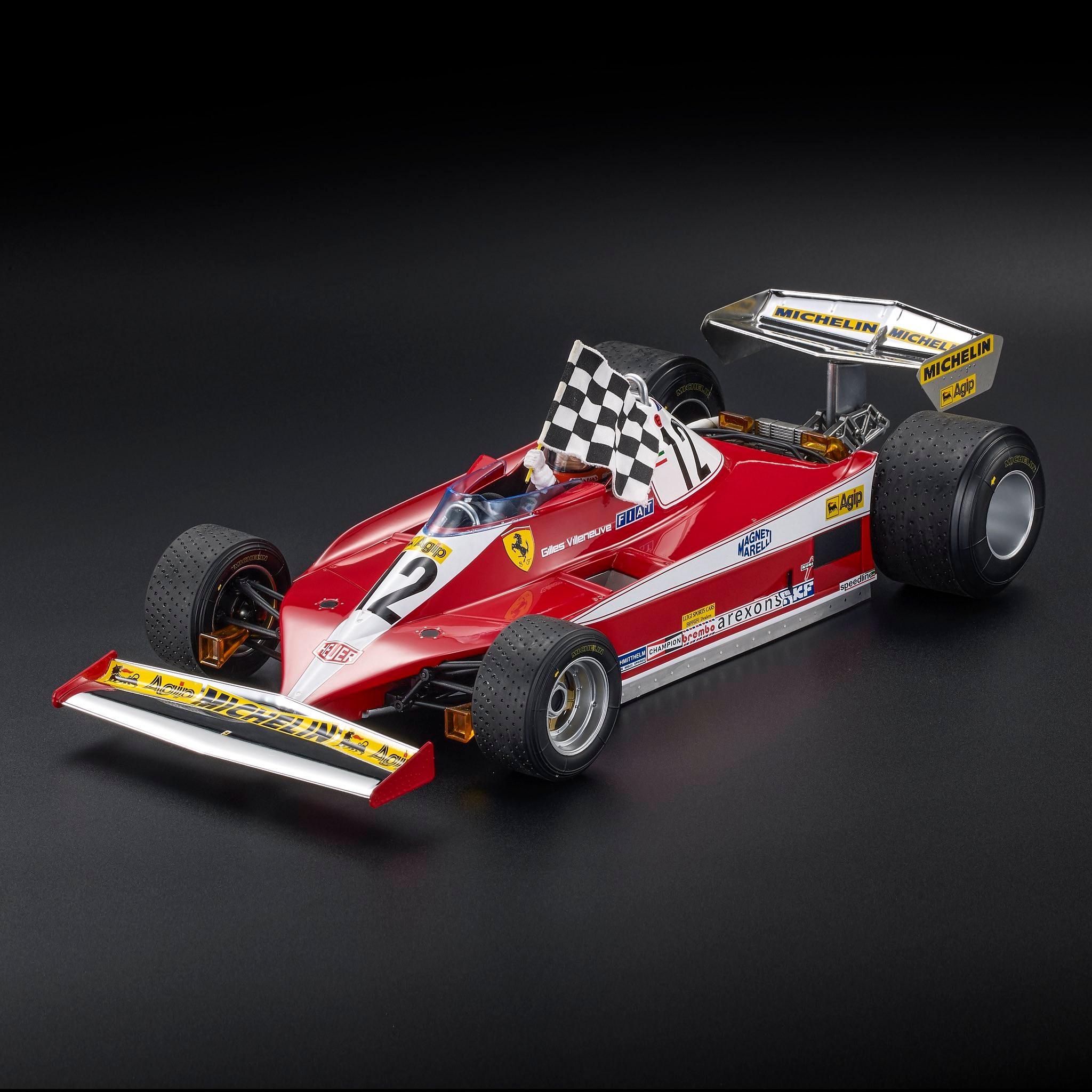 Ferrari 312 T model by Minichamps with Clay Regazzoni