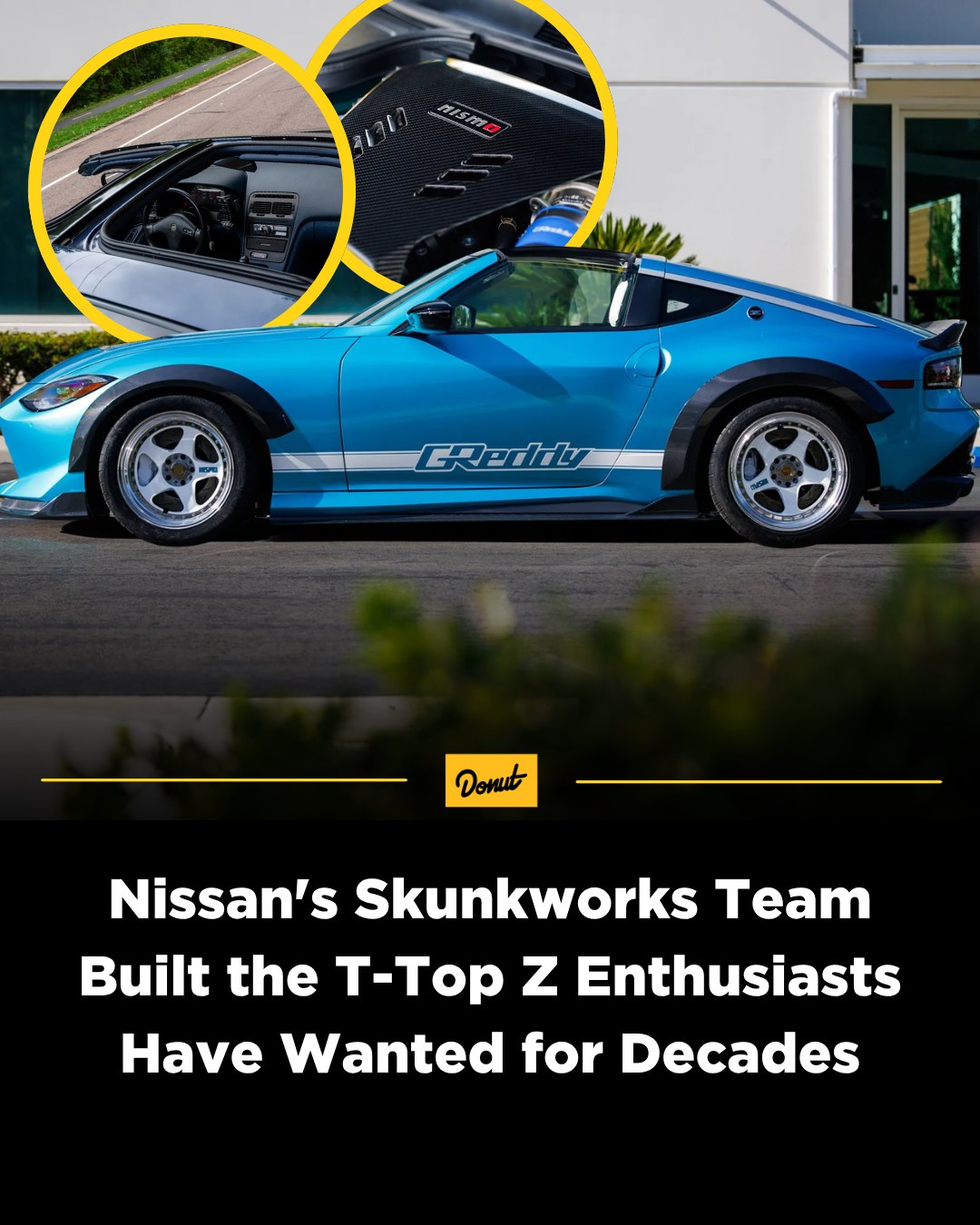 Nissan revealed the Z Kaze concept, a Nissan Z fitted with a