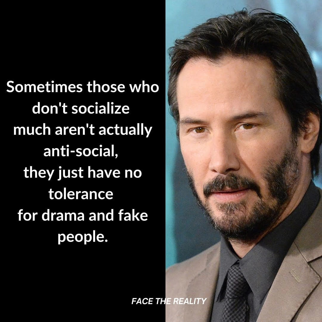Face - Sometimes the people who don’t socialize much aren’t “anti ...
