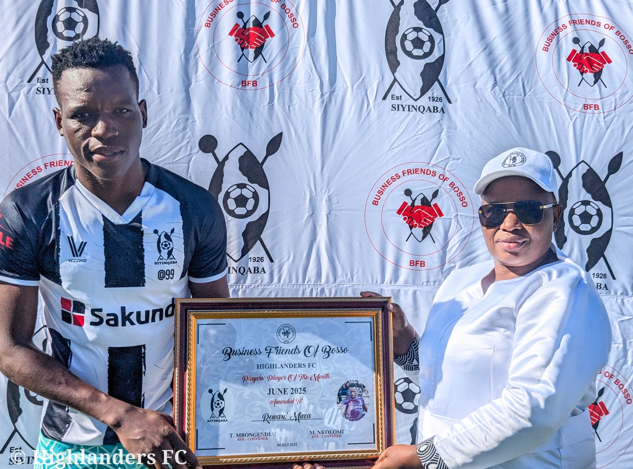 Highlanders F.C - Congratulations to Reward Muza on being... | Facebook