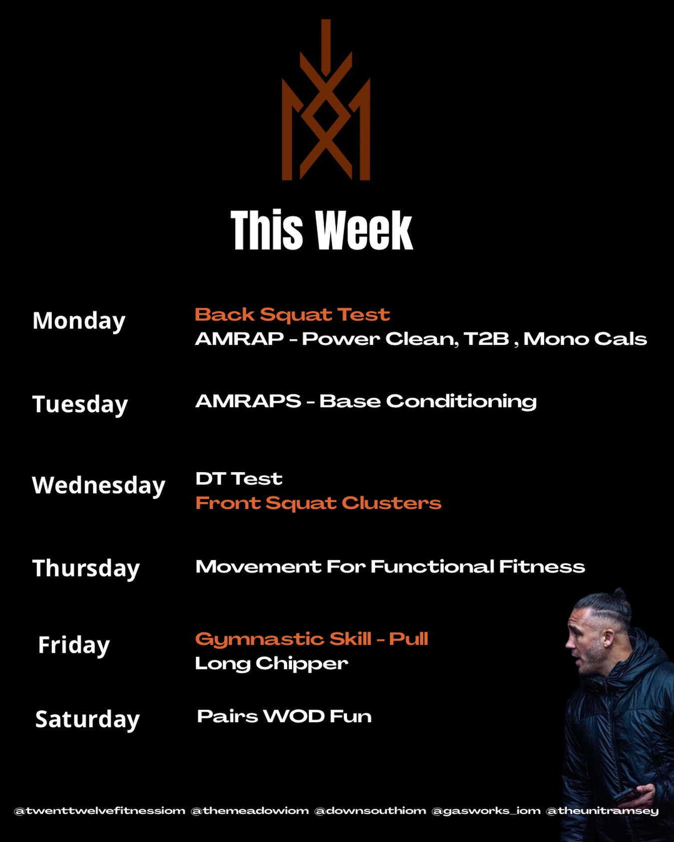 Twenty - This Week 💪🏽 Lets get after it. @twentytwelvefitnessiom ...