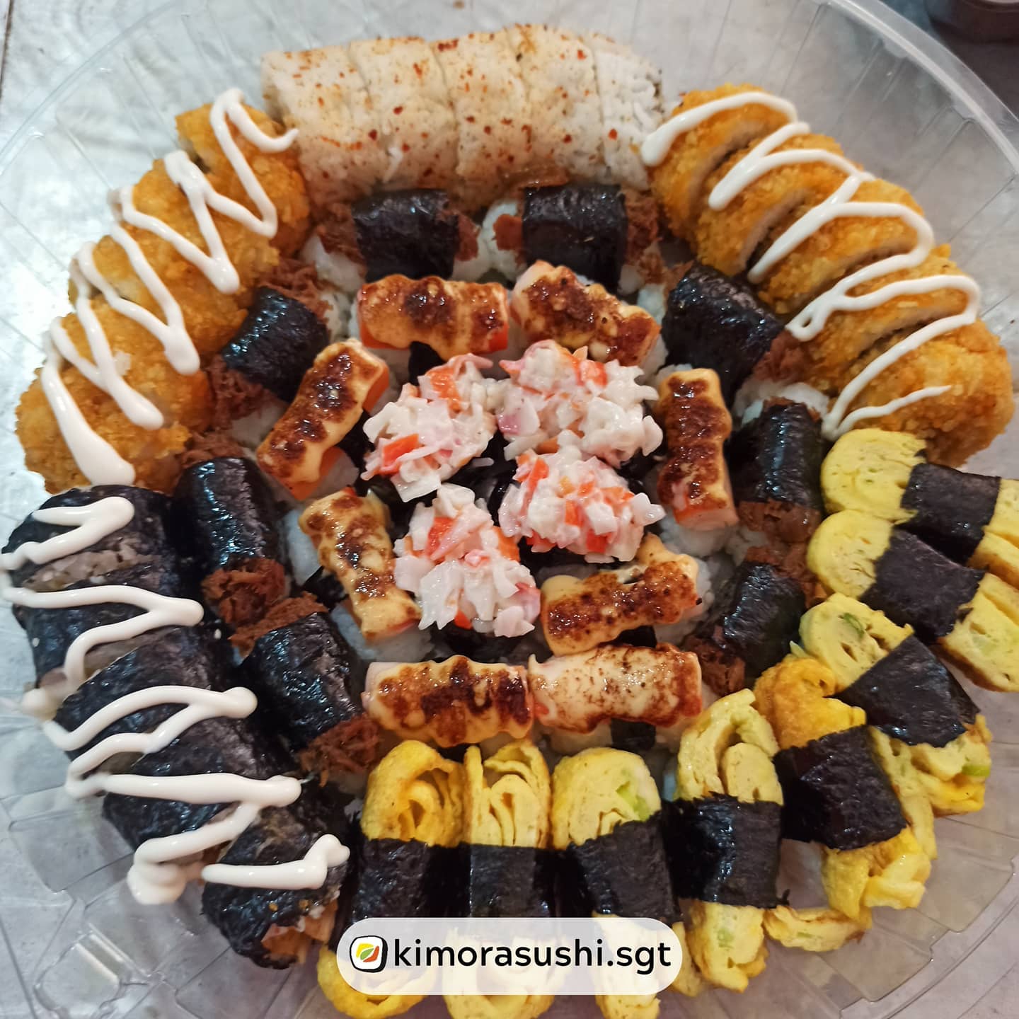 Kimora Sushi - 👉 SUSHI PARTY & SALMON KANI MENTAI RICE 😍...