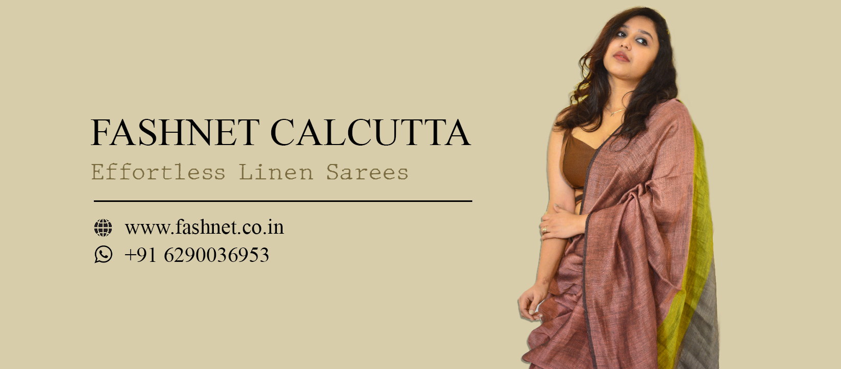 Fashnet Calcutta | Effortless Linen Sarees | Your Affordable Luxury ...