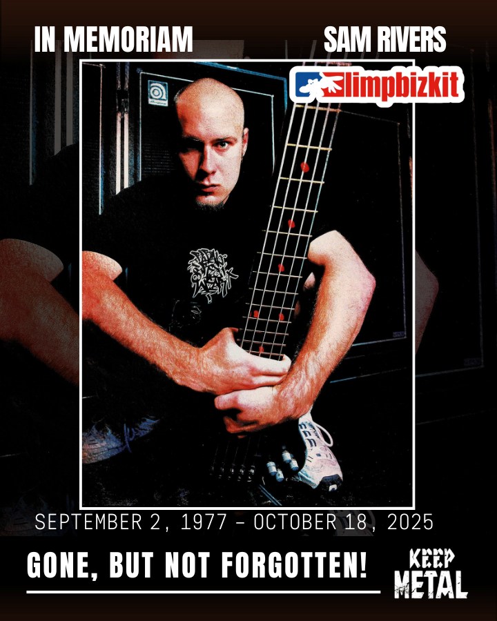 Keep - #BreakingNews | Sam Rivers, bassist and founding member of Limp ...