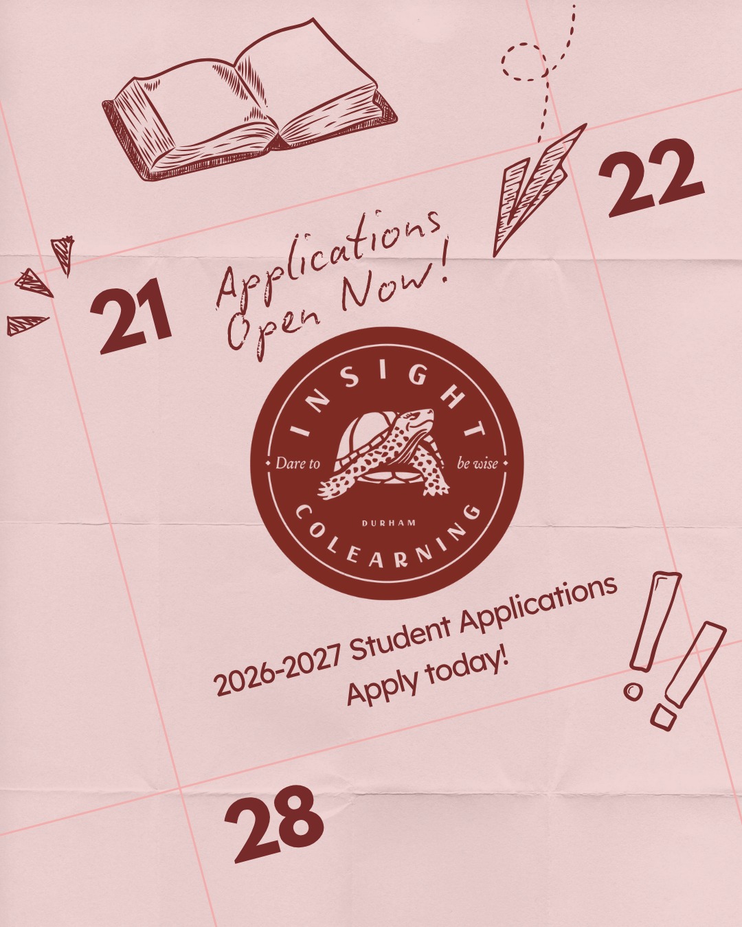 Insight - 📣 Applications for the 2026–2027 school year are officially ...