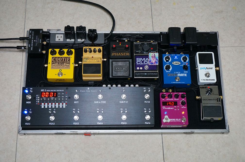 DRAGON ASHのKj氏（vo & g）の機材をご紹介いたします。このボードは