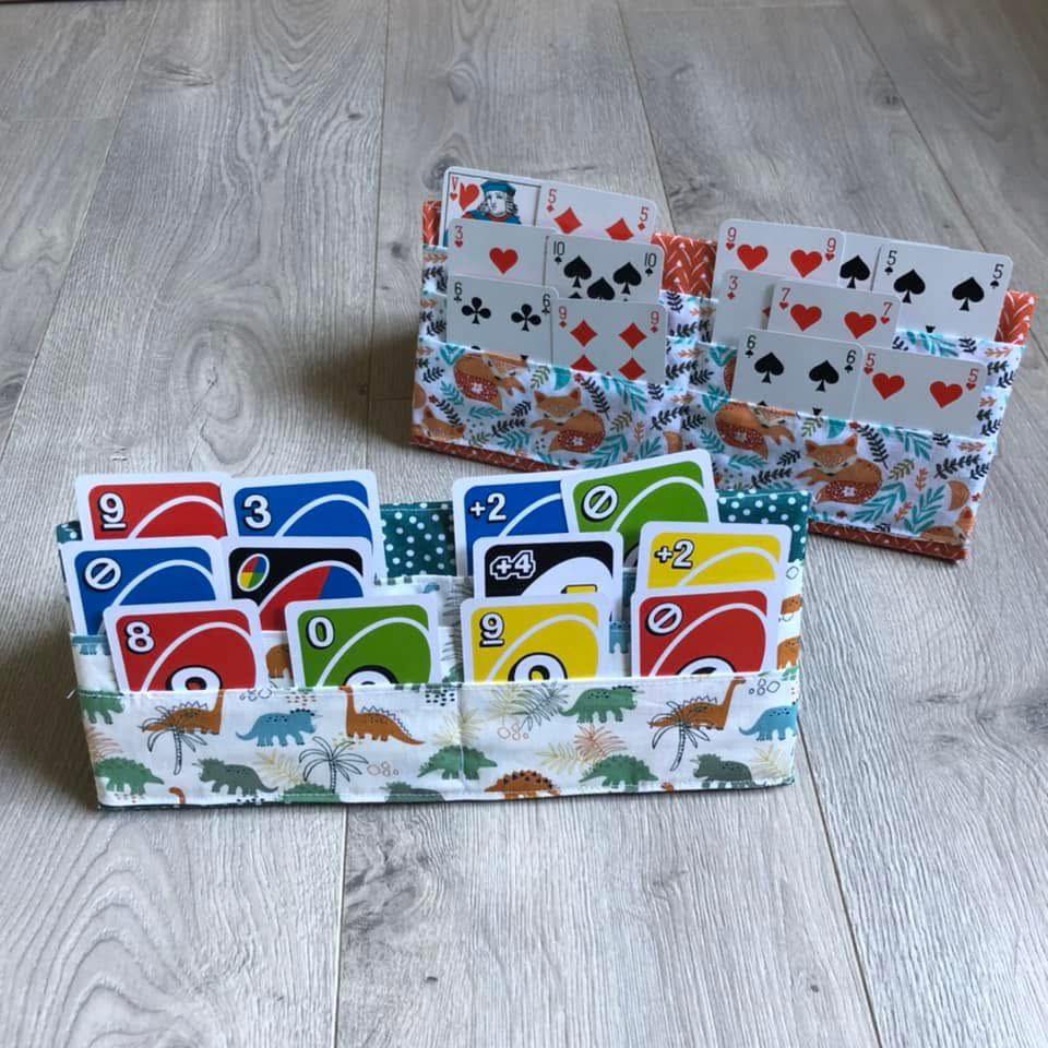 Lot De 4 Porte-cartes Jeu + 2 Boîtes De Rangement – Couleurs Variées, Pour Adultes Et Enfants
