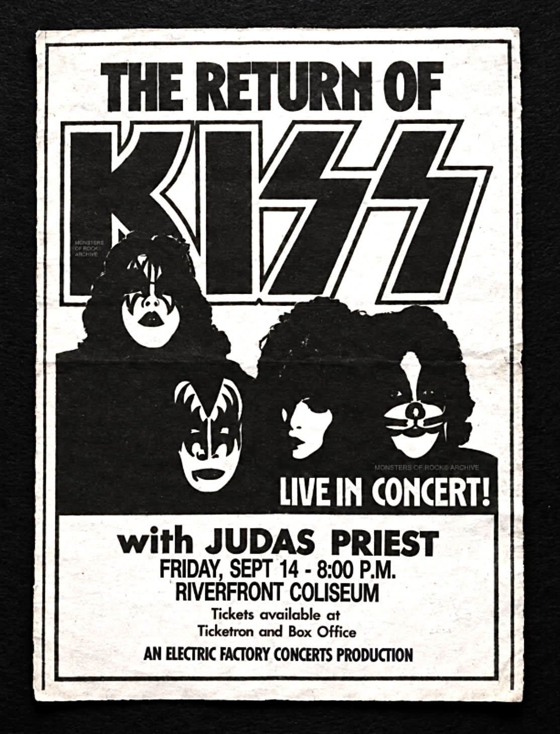 KISS. PRIEST. CINCINNATI. 1979. On this day in 1979, KISS brought