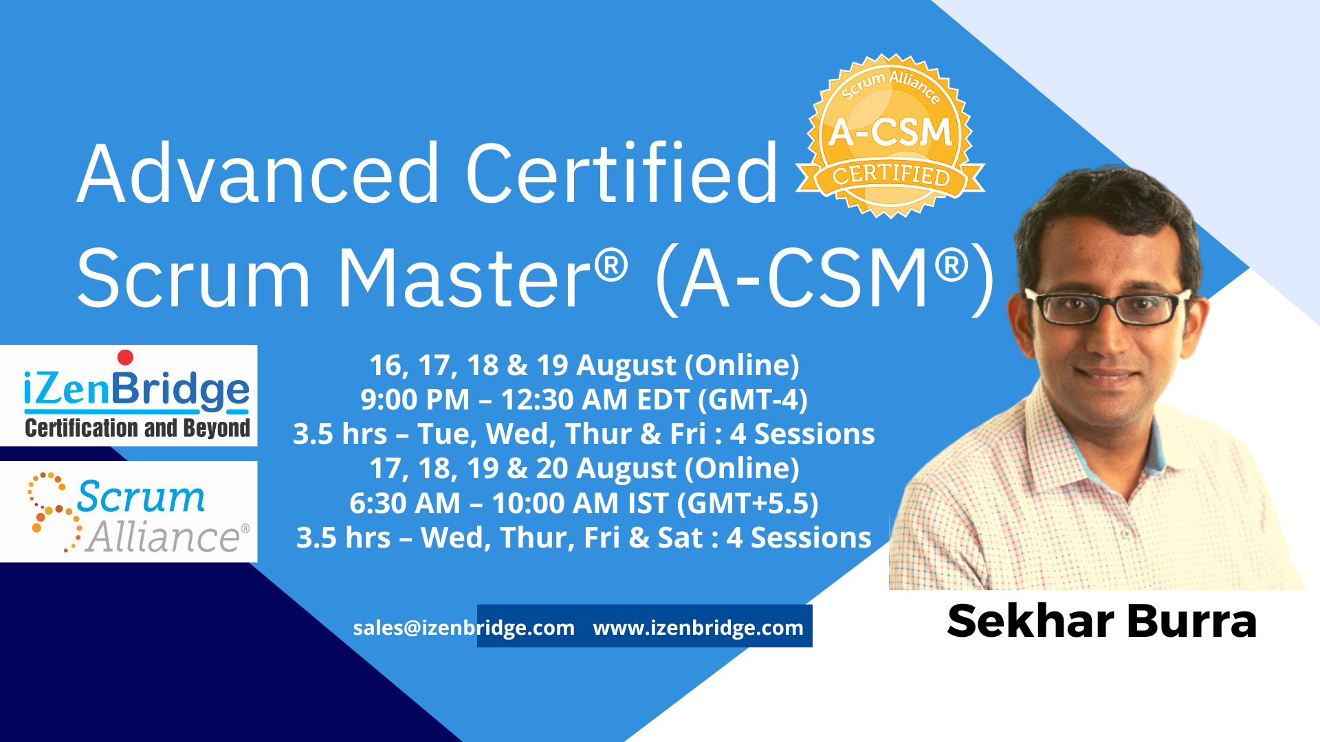 iZenBridge - Check our Advanced Certified Scrum Master -https://www ...