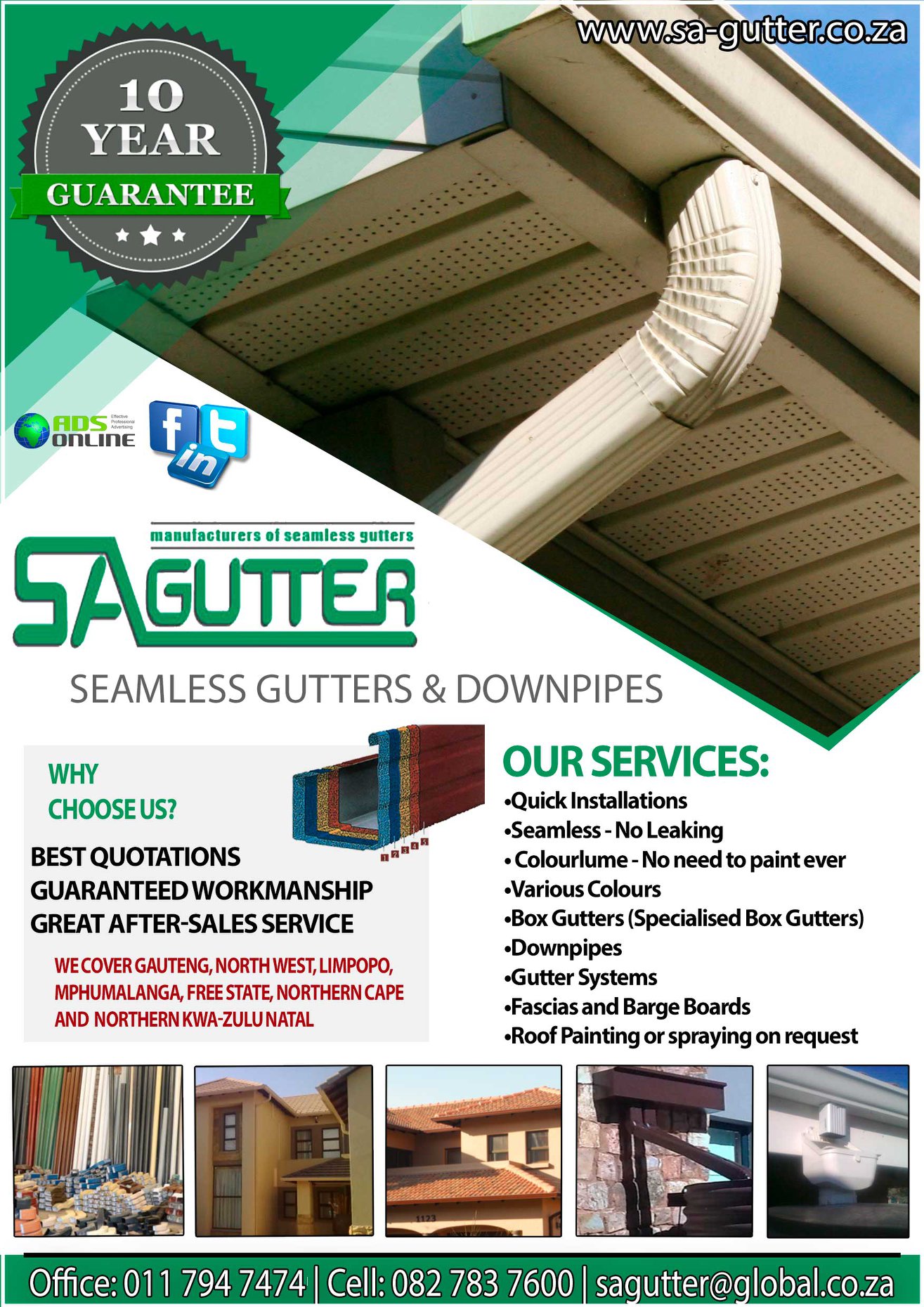 SA Gutter – Manufacturers of... - Ads Online Advertising