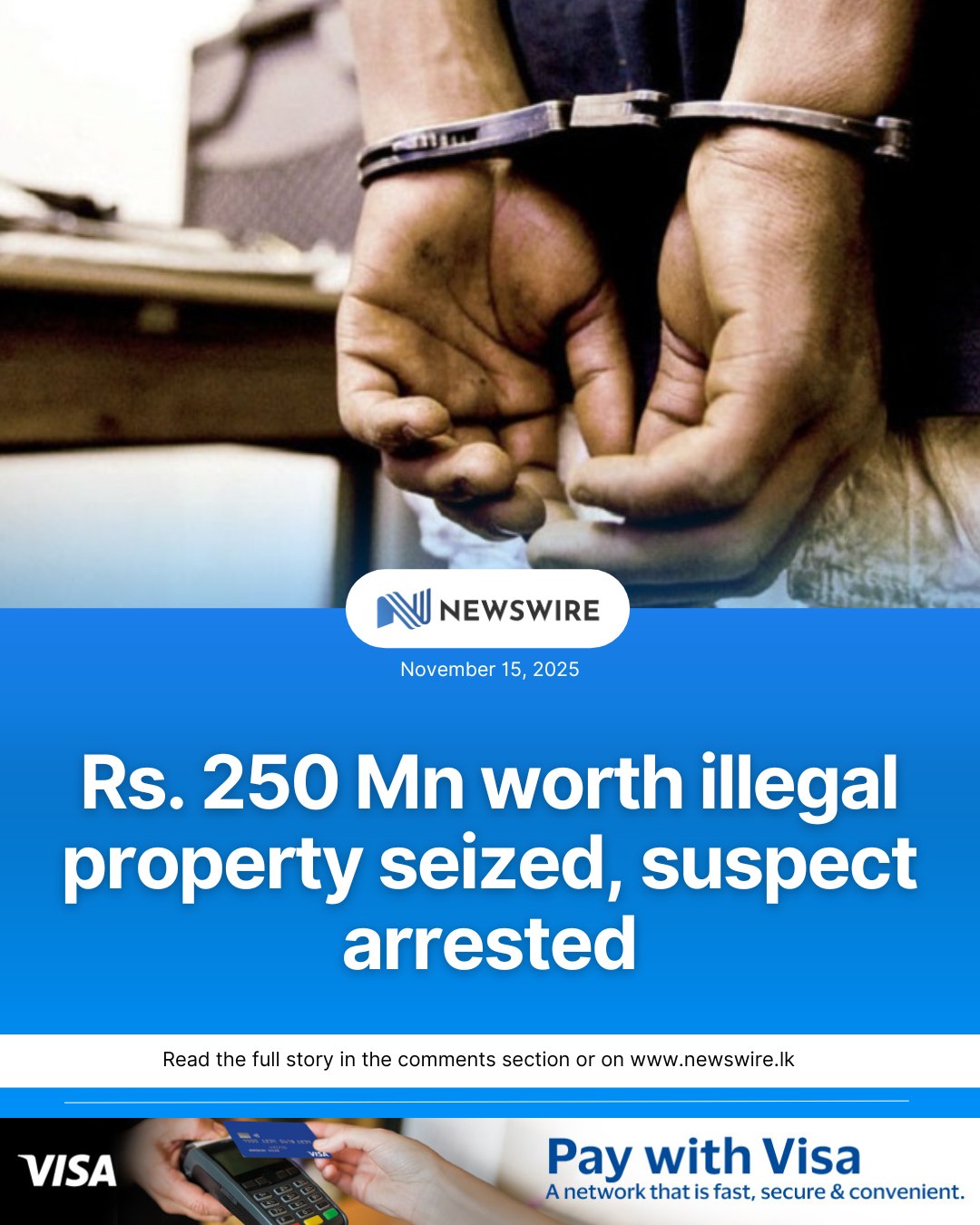 Newswire - The Illegal Assets Investigation Division has arrested a 33 ...