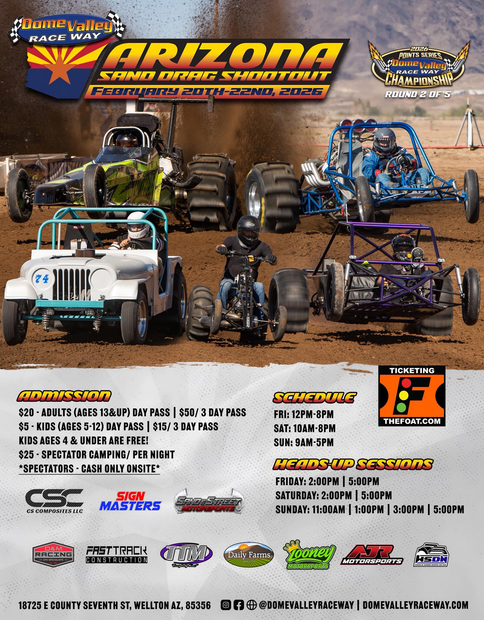 DOME - The 2026 Arizona Sand Drag Shootout is right around the corner ...