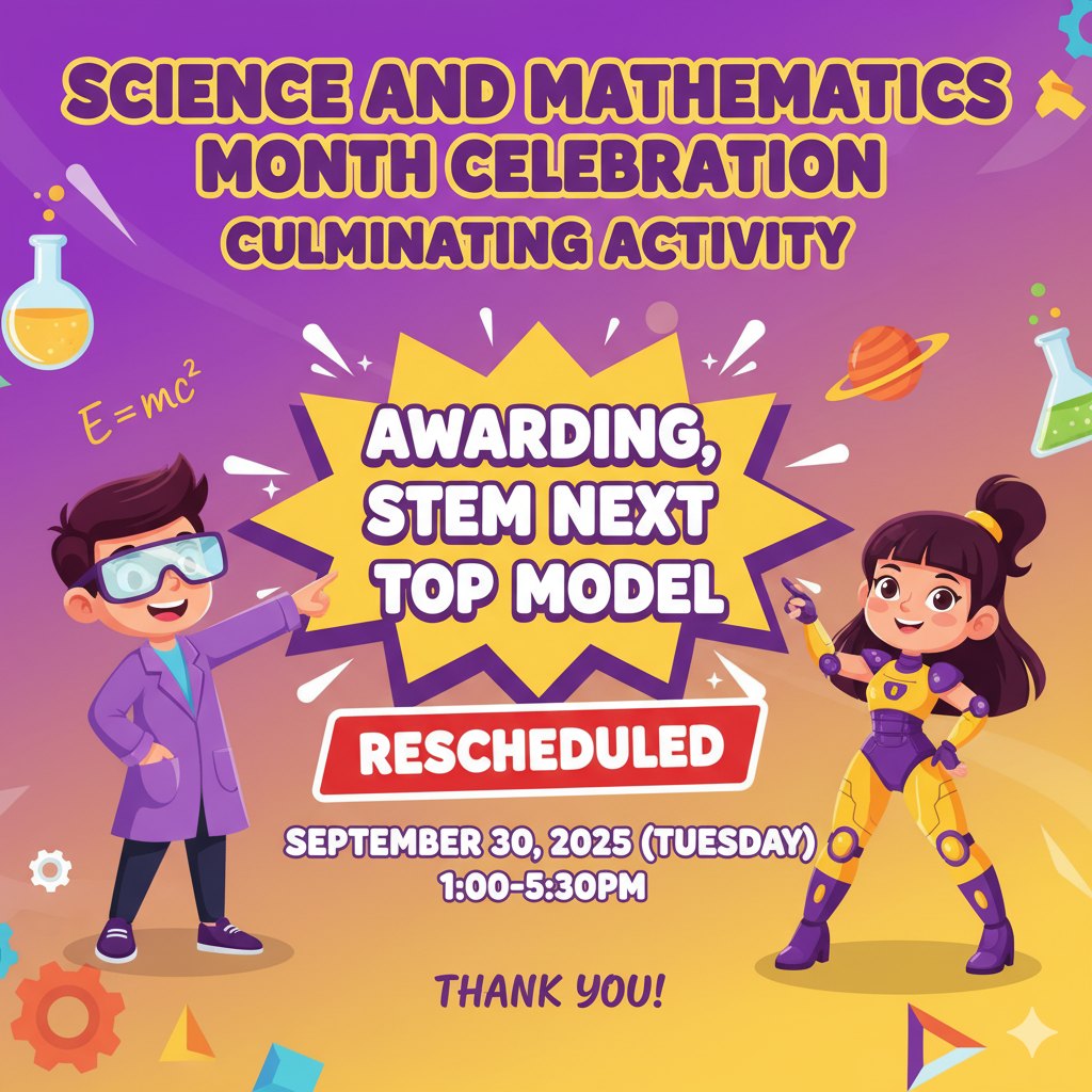 SCIENCE AND MATH MONTH CELEBRATION 2025