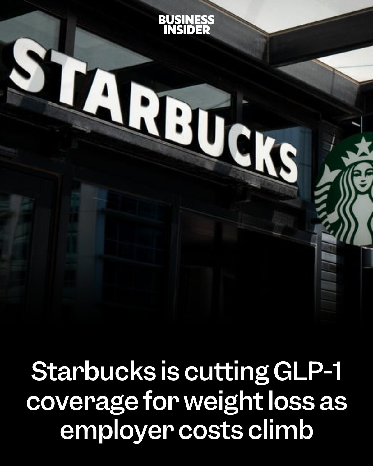Starbucks will stop covering GLP-1 drugs for weight loss as of October, adding to a broader employer retreat from an increasingly costly benefit. (Credit: Getty Images) #starbucks #glp1 #health