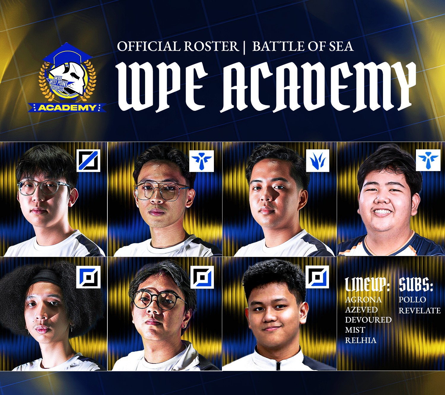West - 🇵🇭 WPE Academy Battle of SEA Line-up Our all Filipino line-up ...