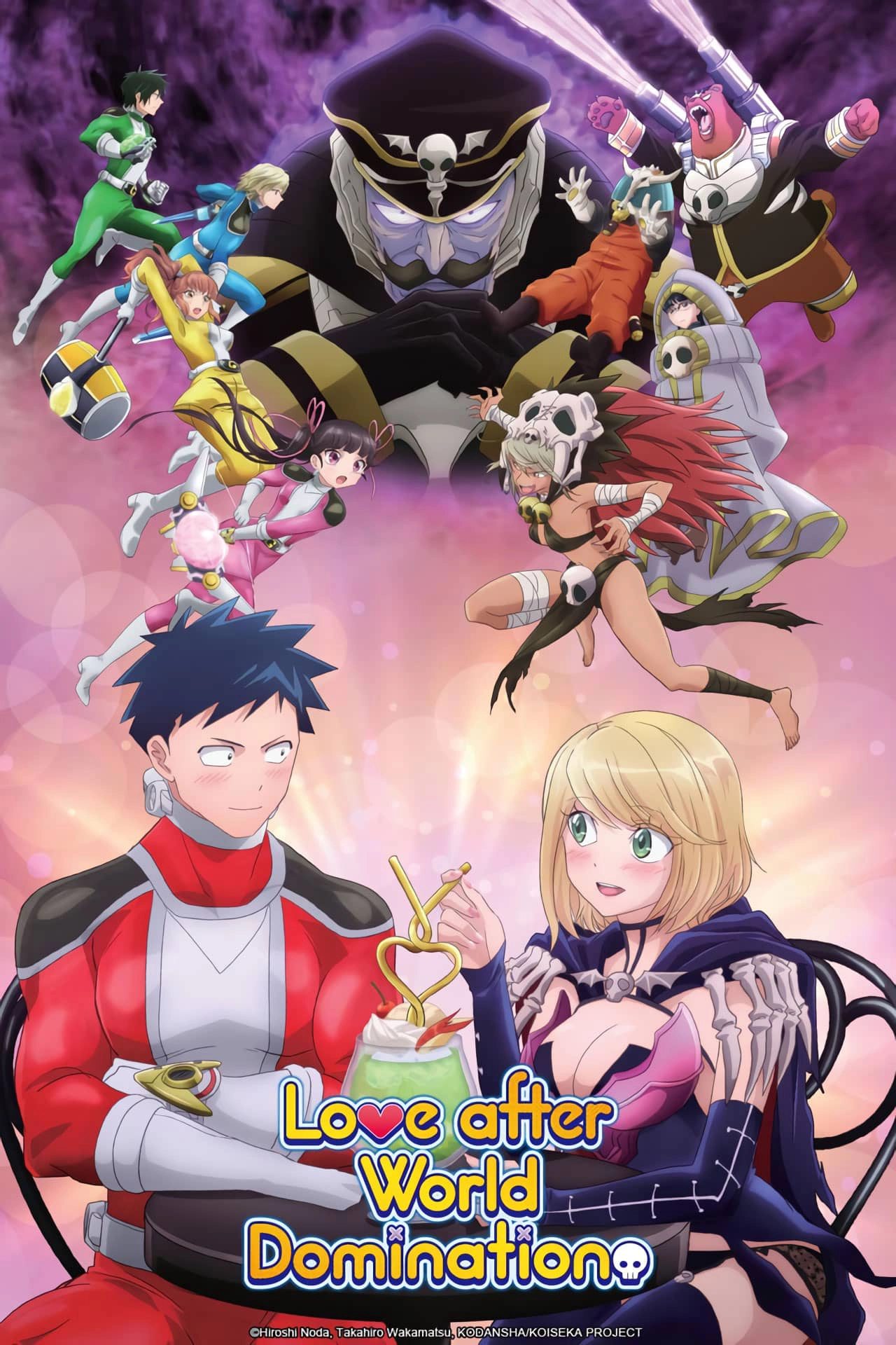 Love After World Domination anime combines Power Rangers and romance