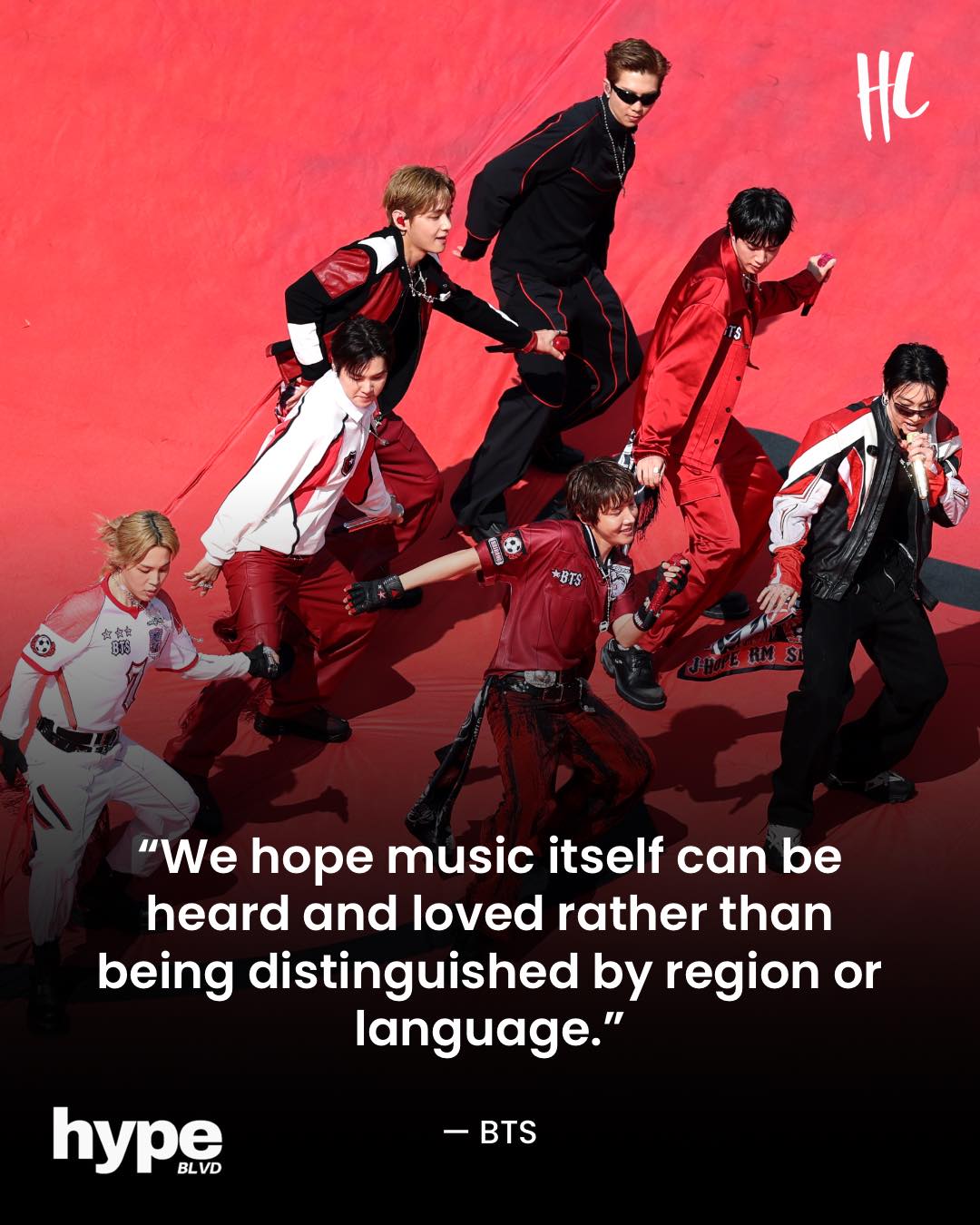 BTS addressed the Grammys' introduction of a Best Asian Pop Music