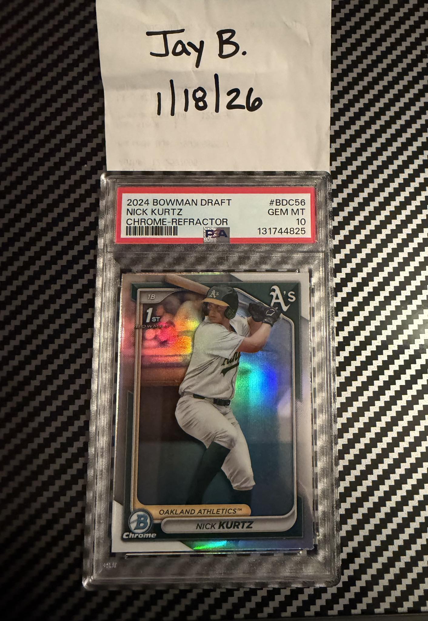 Chase Burns Nick Kurtz Dual Auto /99 ??? 2024 Bowman Draft 