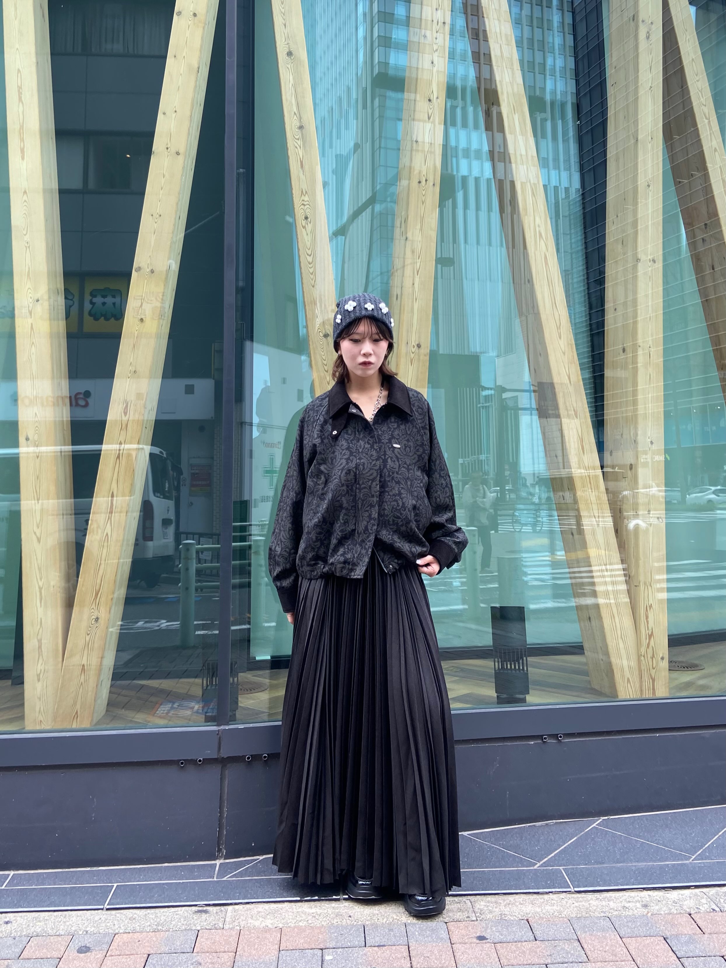 Mame Kurogouchi 25ss newitem mixstyling】 ▻SHIRRIG JERSEY